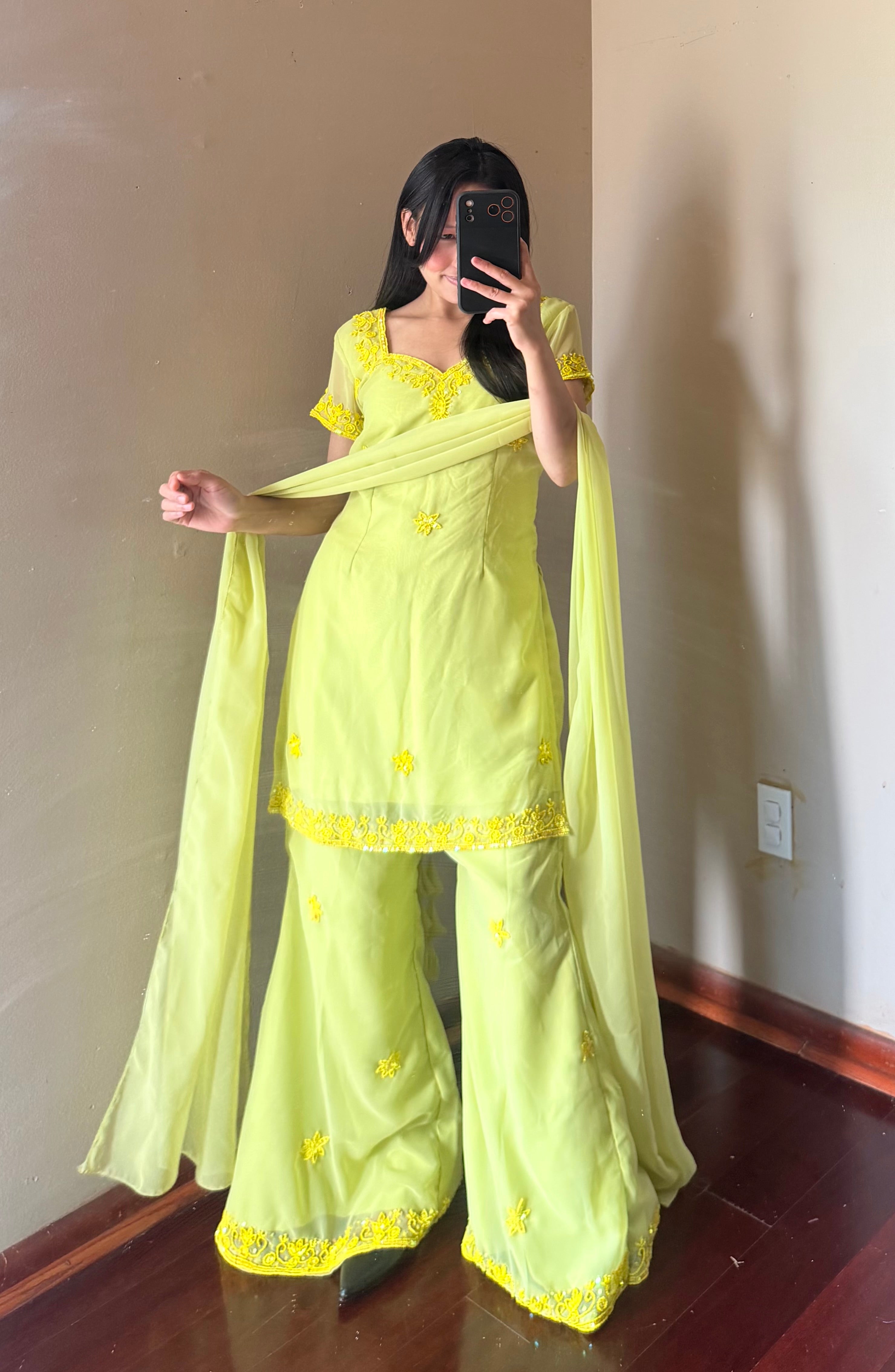 90s Handwork Kurta Set