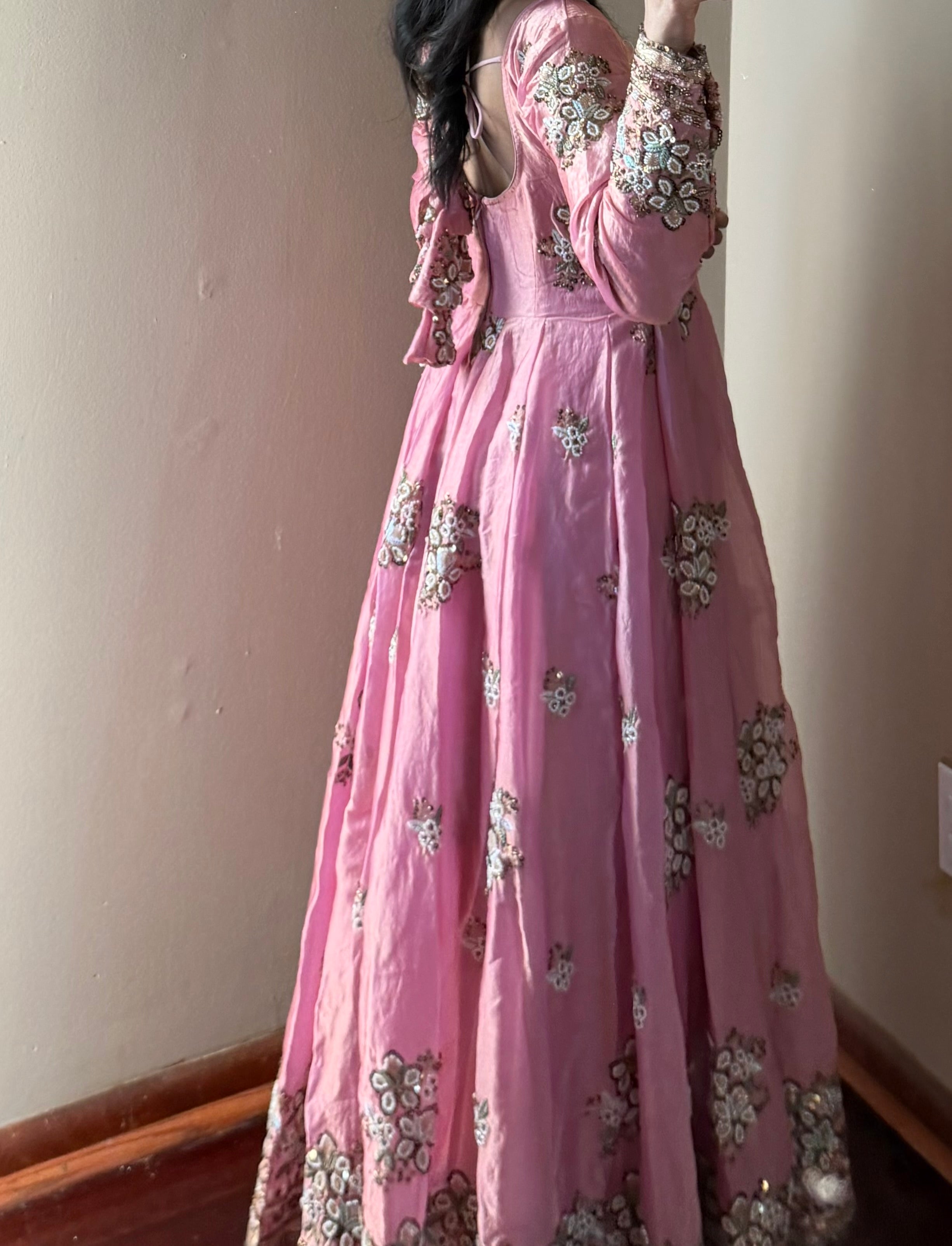 Heavy-work Anarkali Set