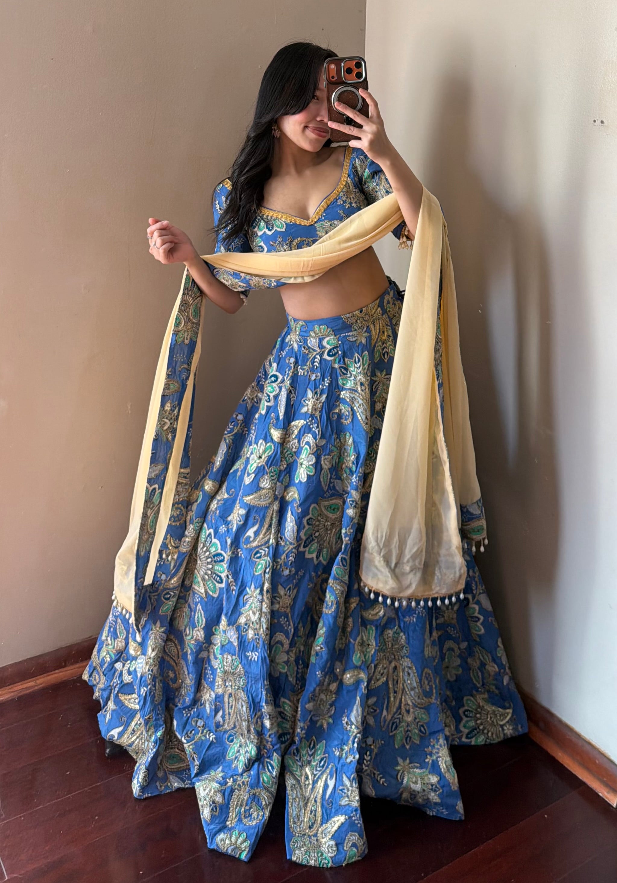 Blue Lehenga Set