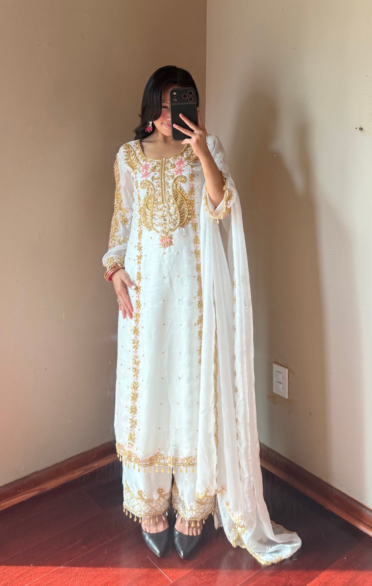 Fendy Silk Heavy Handwork Suit
