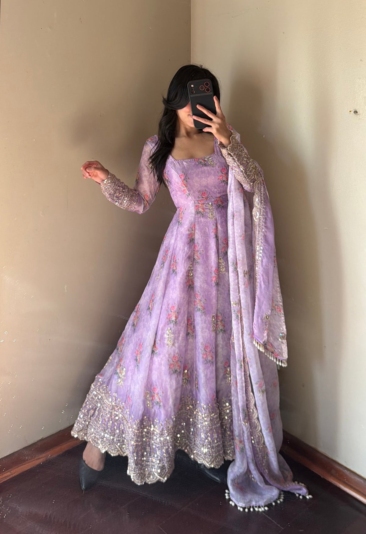 Heavy Embroidered Anarkali set