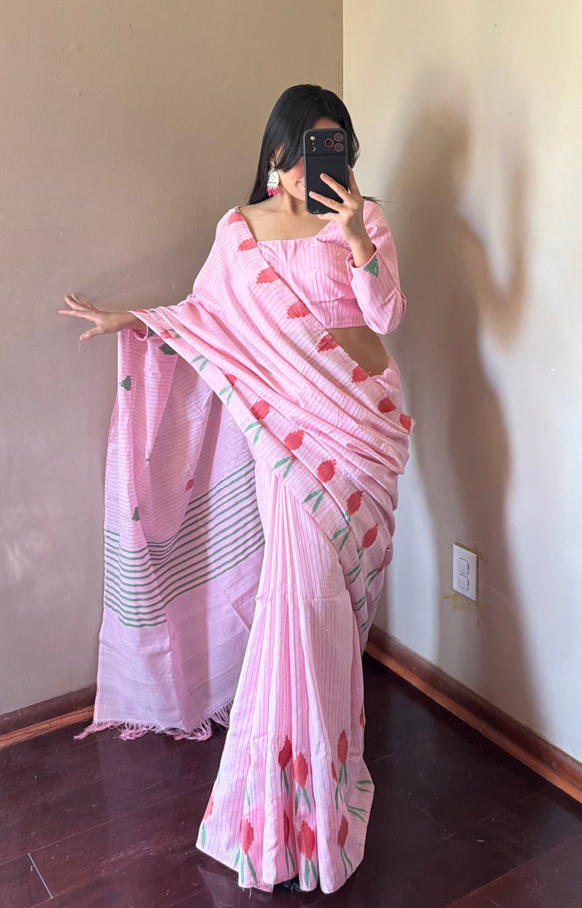 Pure Dhaka Saree set