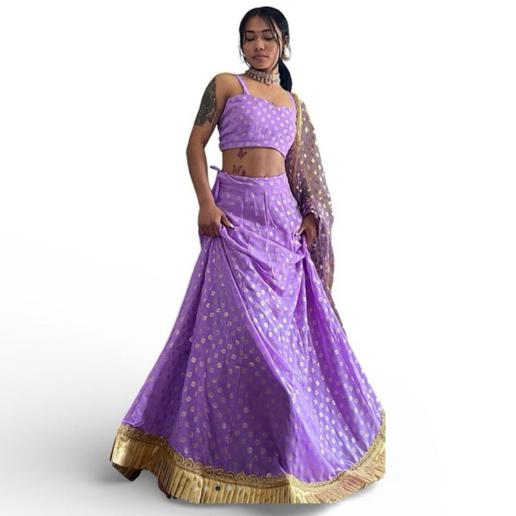 Light Purple Lehenga Set