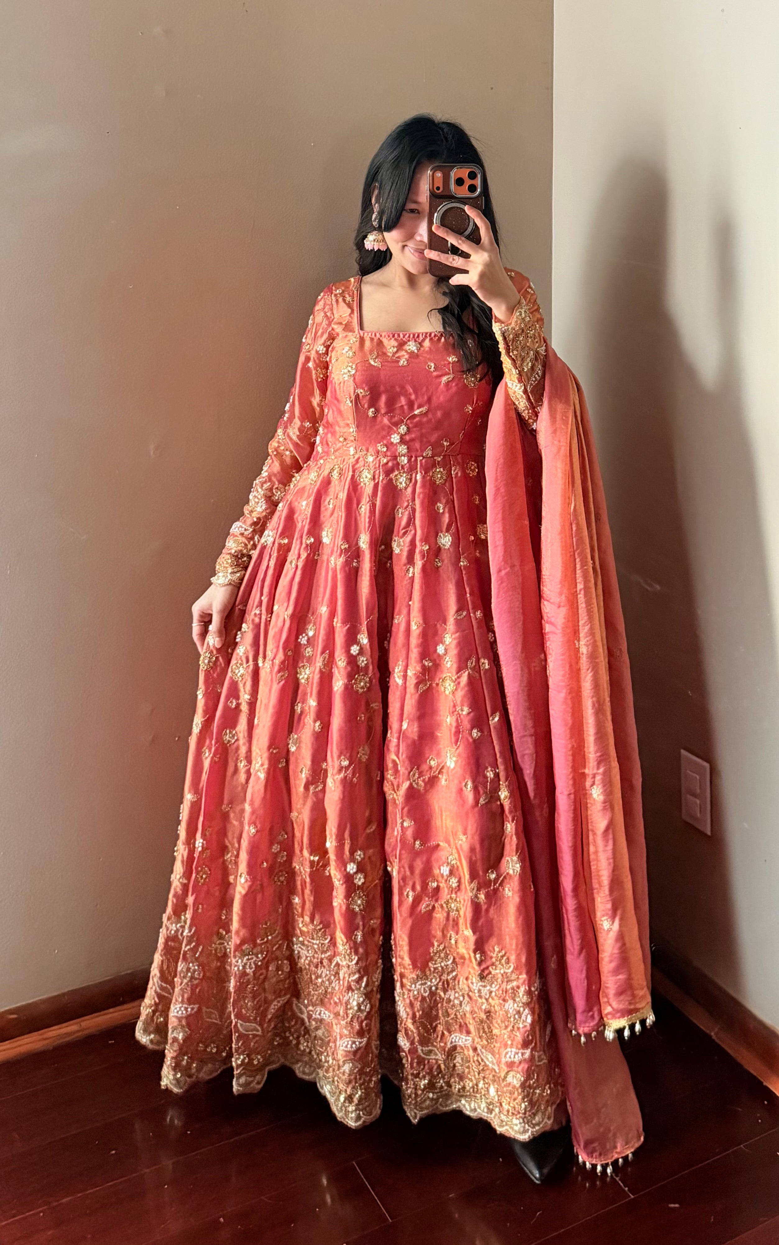 Heavy-work Anarkali Set