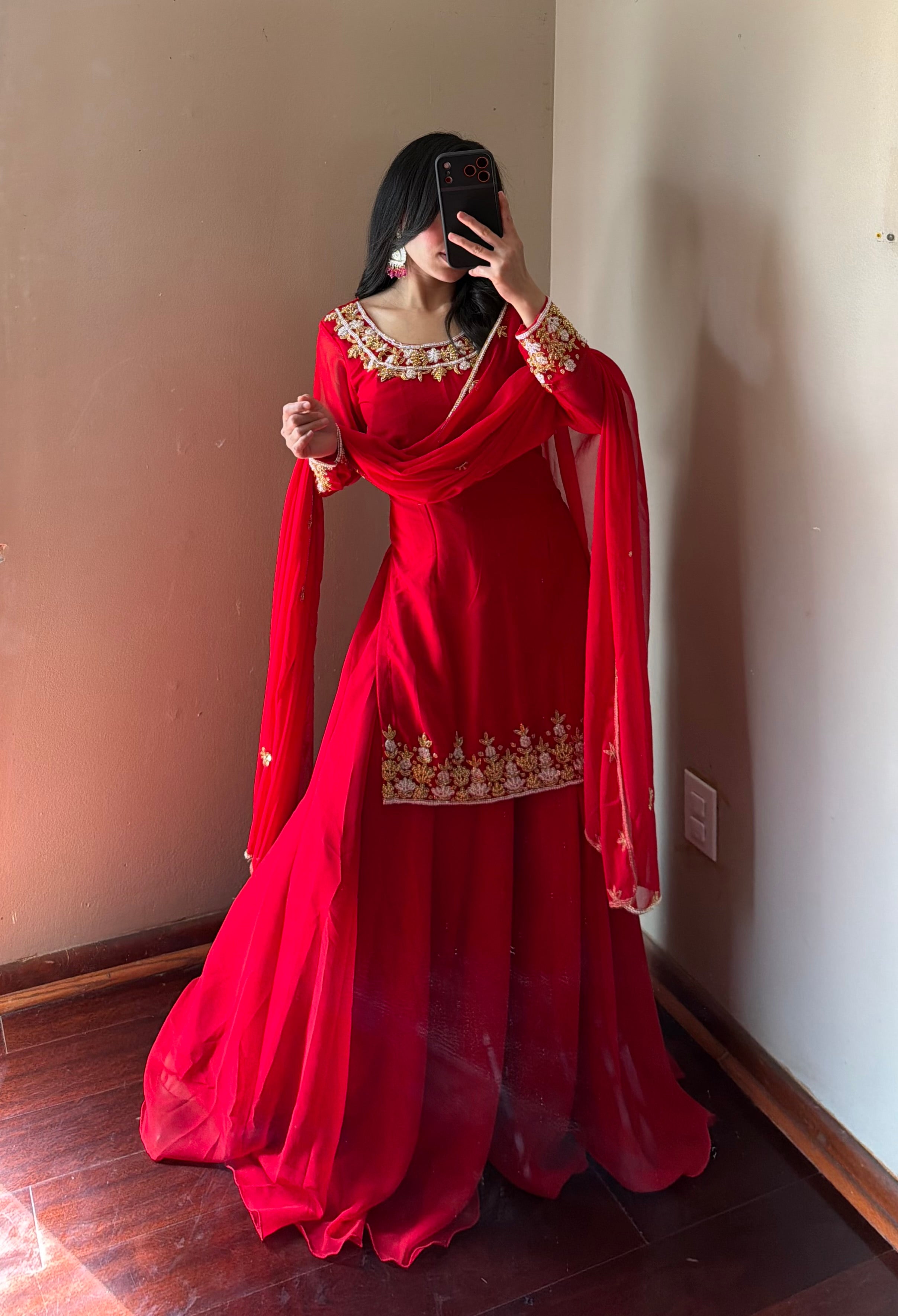 Handwork Sarara Kurta Set