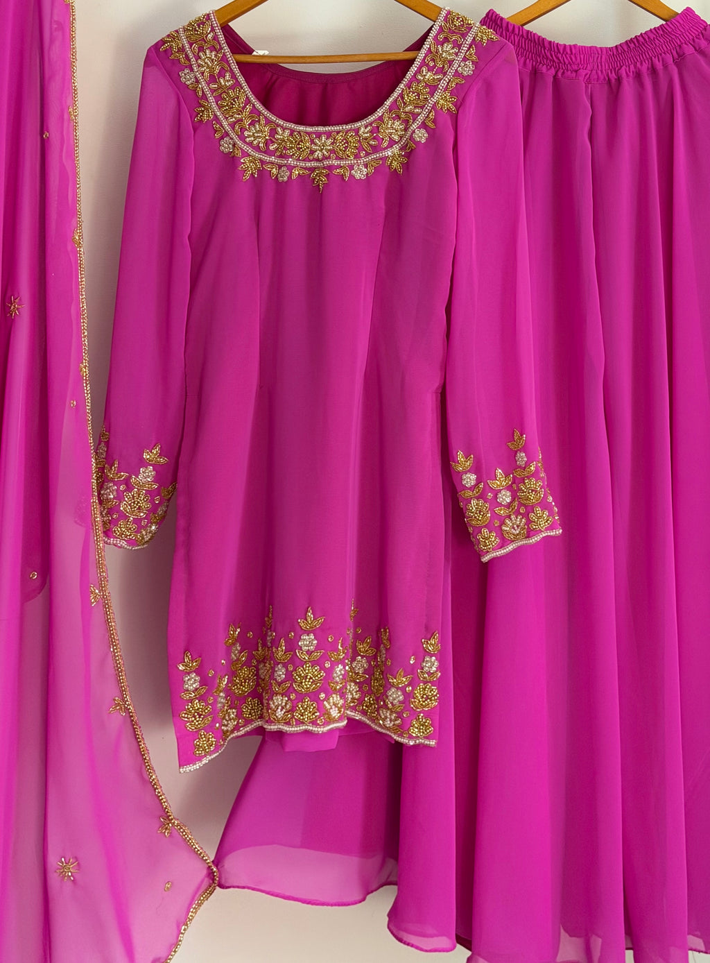 Heavy-Handeork Kurta set