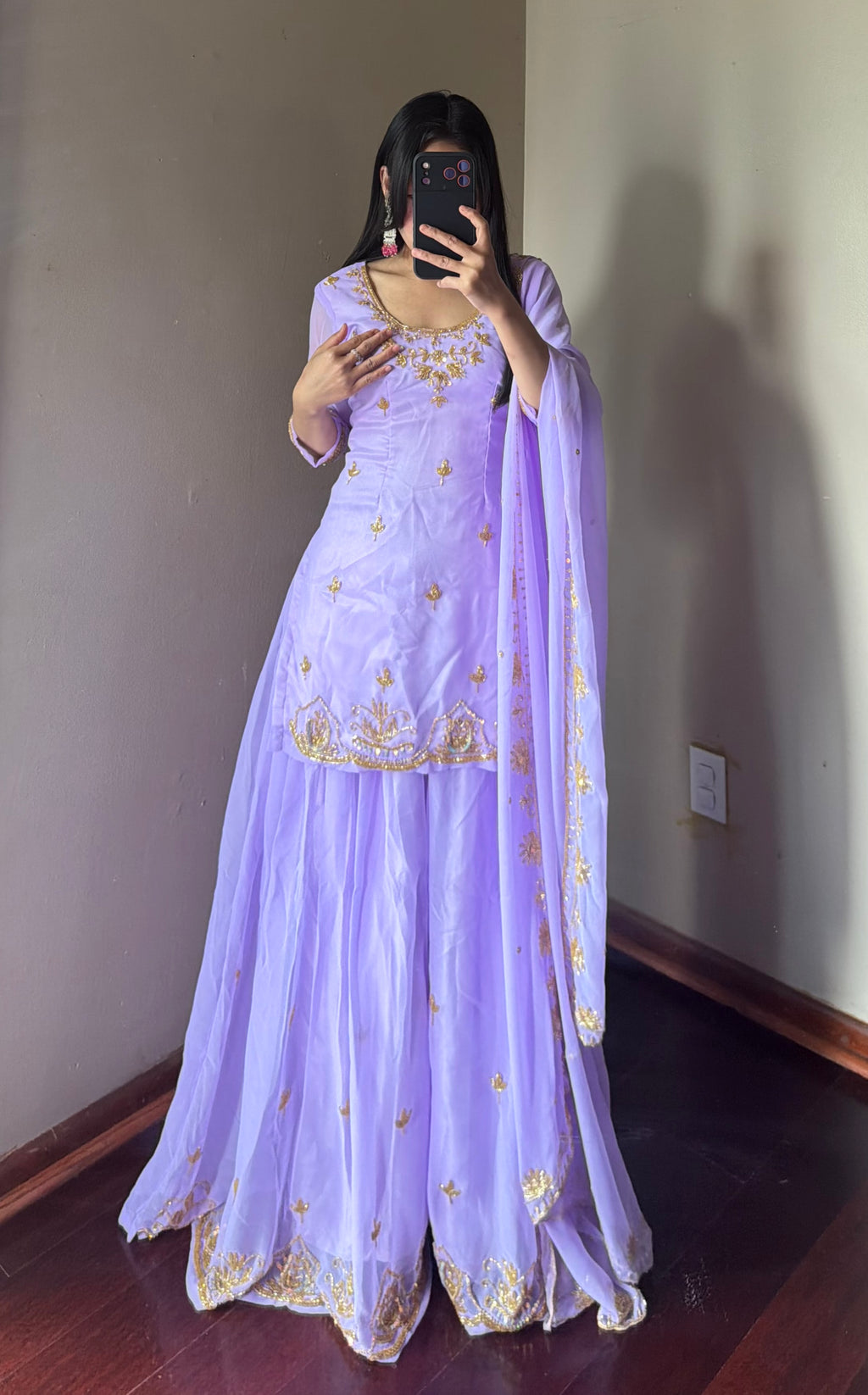 Heavy Handwork Kurta Suit