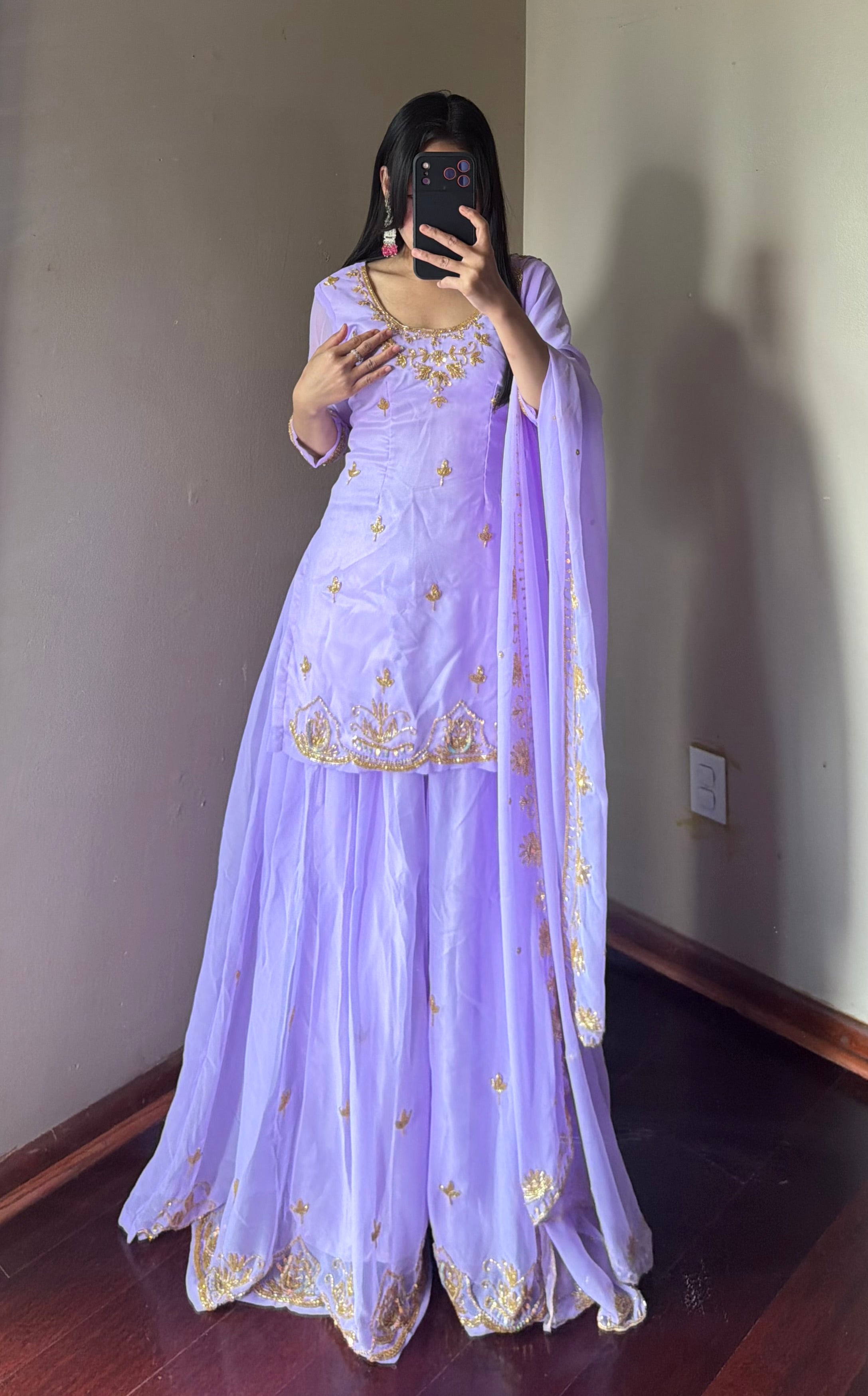 Heavy Handwork Kurta Suit