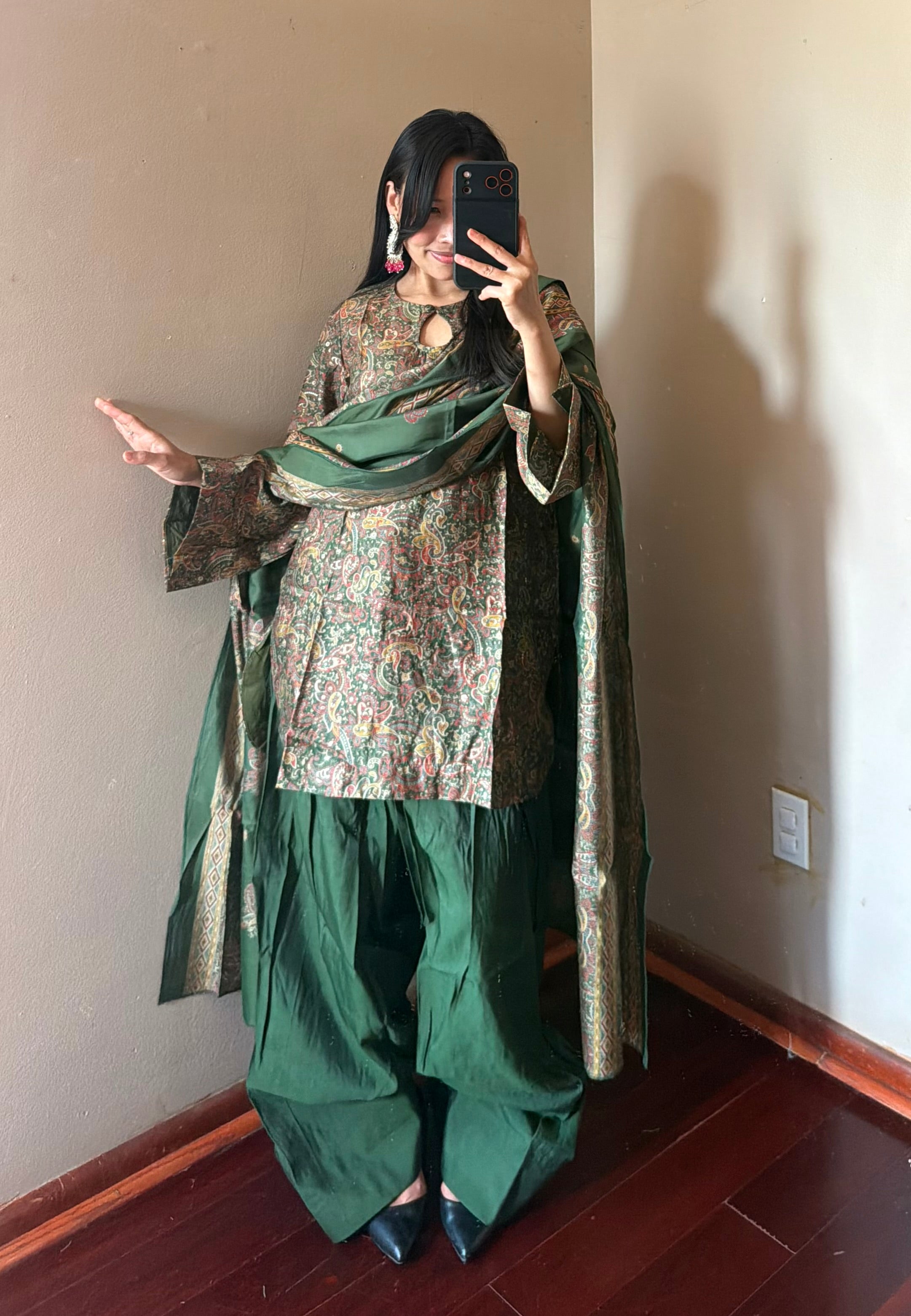 MUSLIN FARSHI SALWAR SET