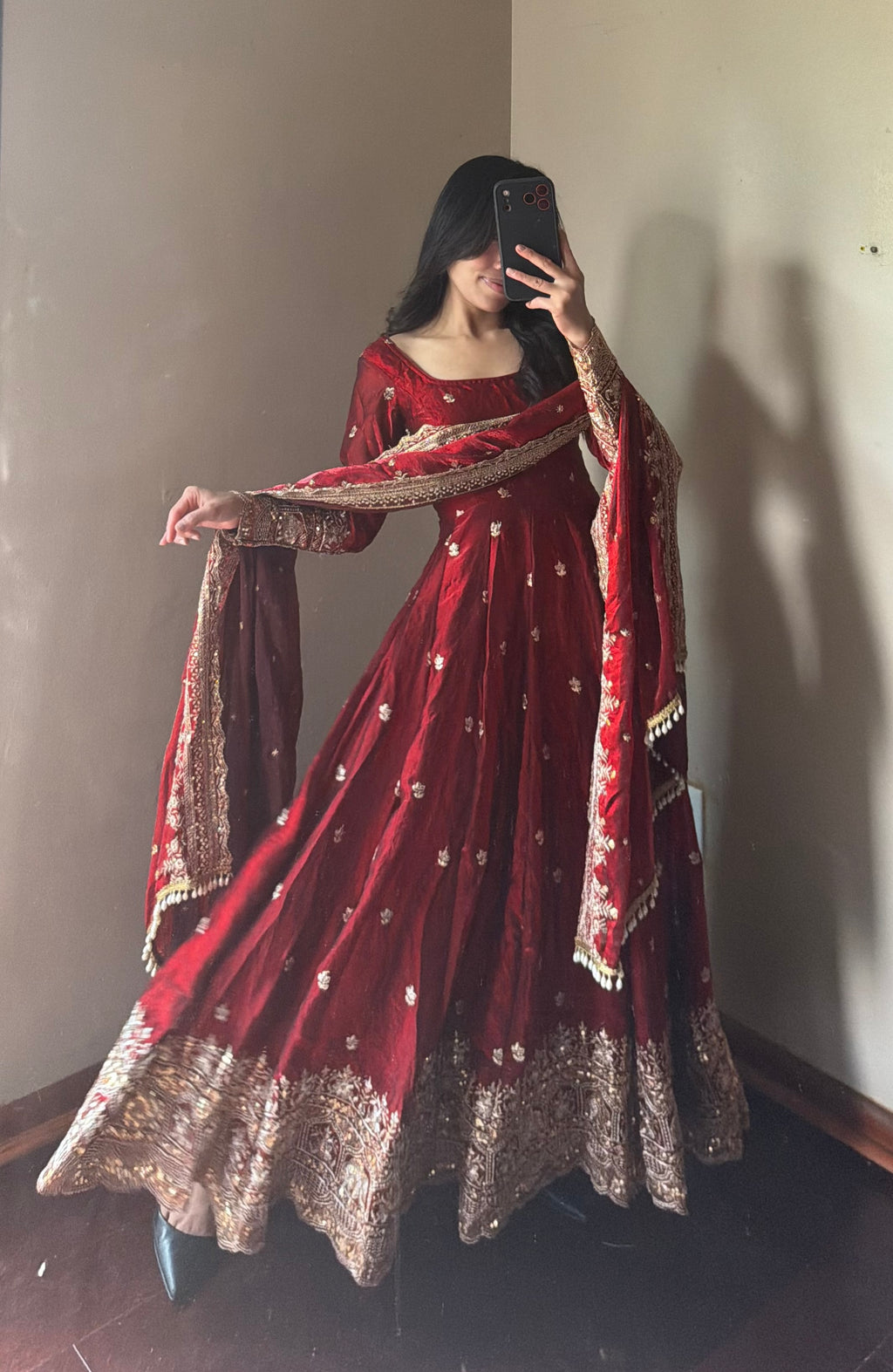 Fendi Anarkali set