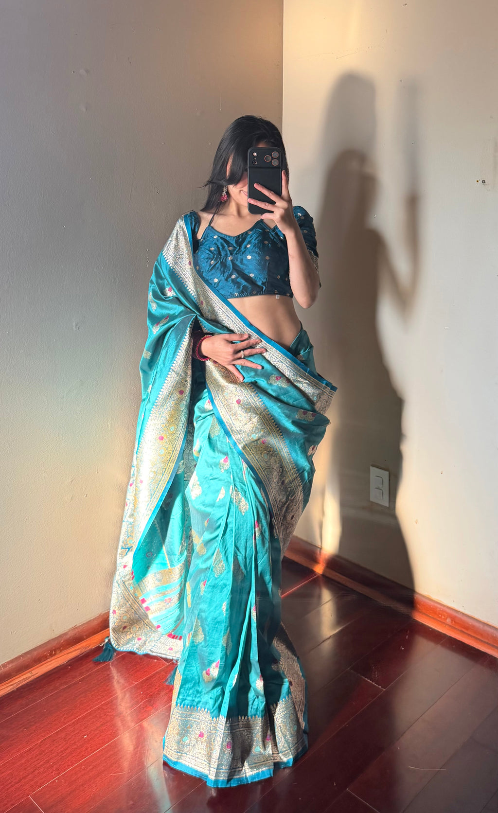 Banarsi silk Saree Set