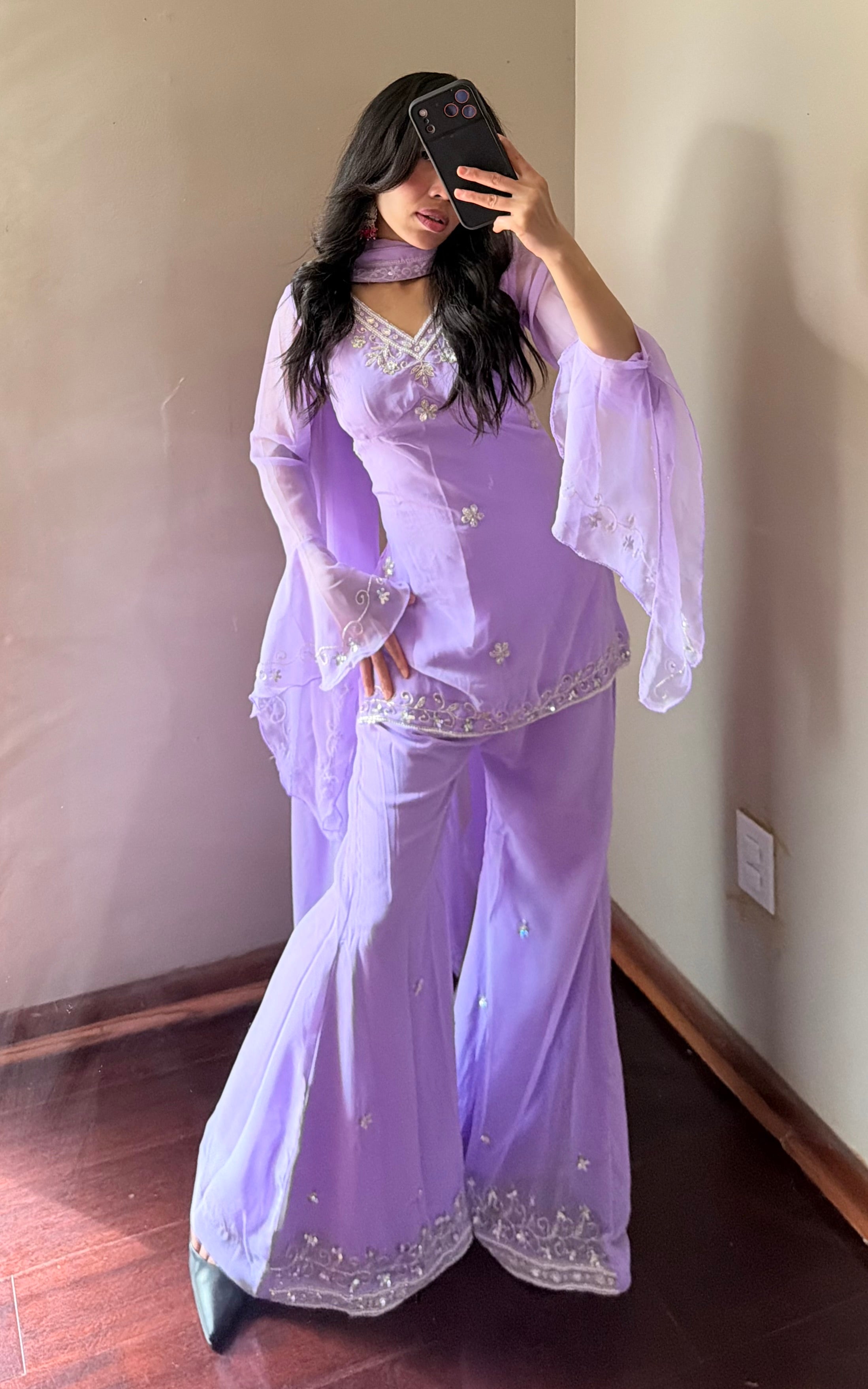 90s Handwork Kurta Suit