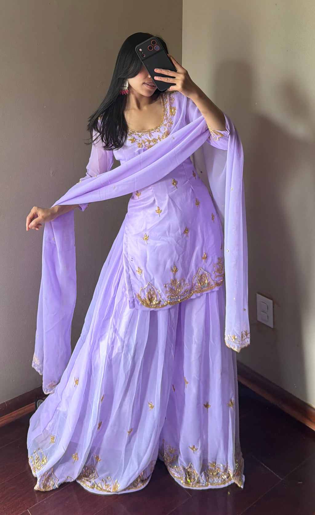 Heavy Handwork Kurta Suit