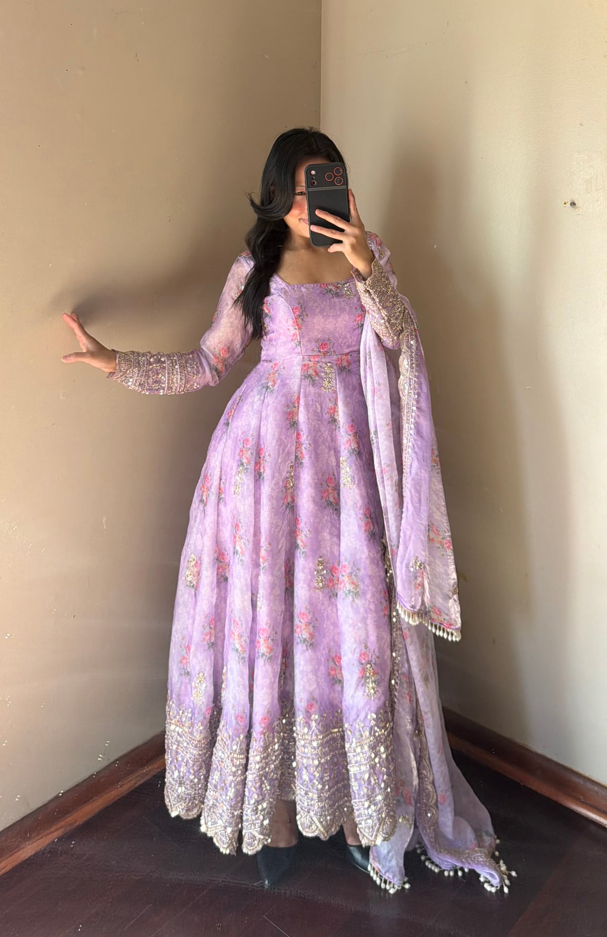 Heavy Embroidered Anarkali set