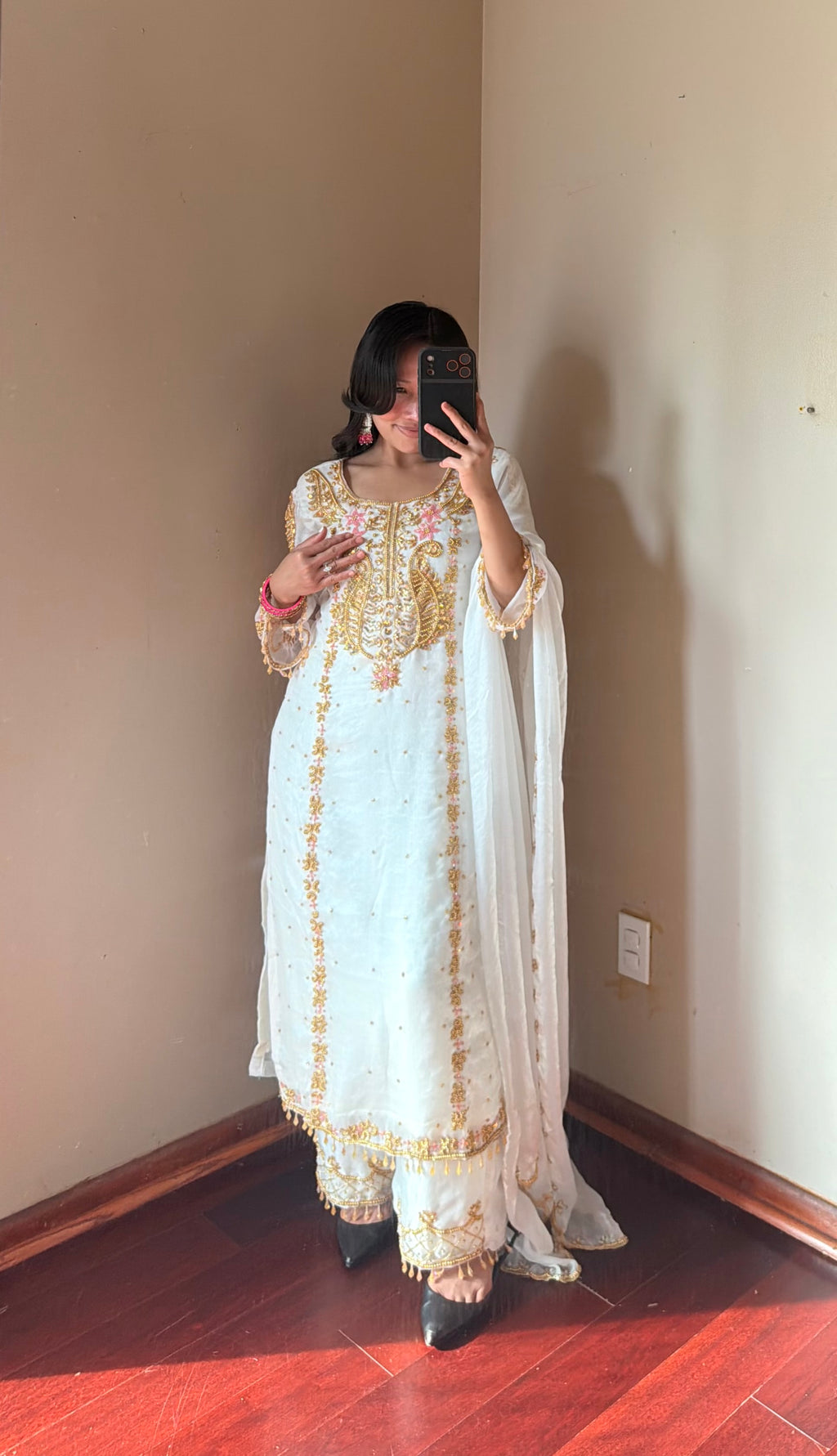 Fendy Silk Heavy Handwork Suit