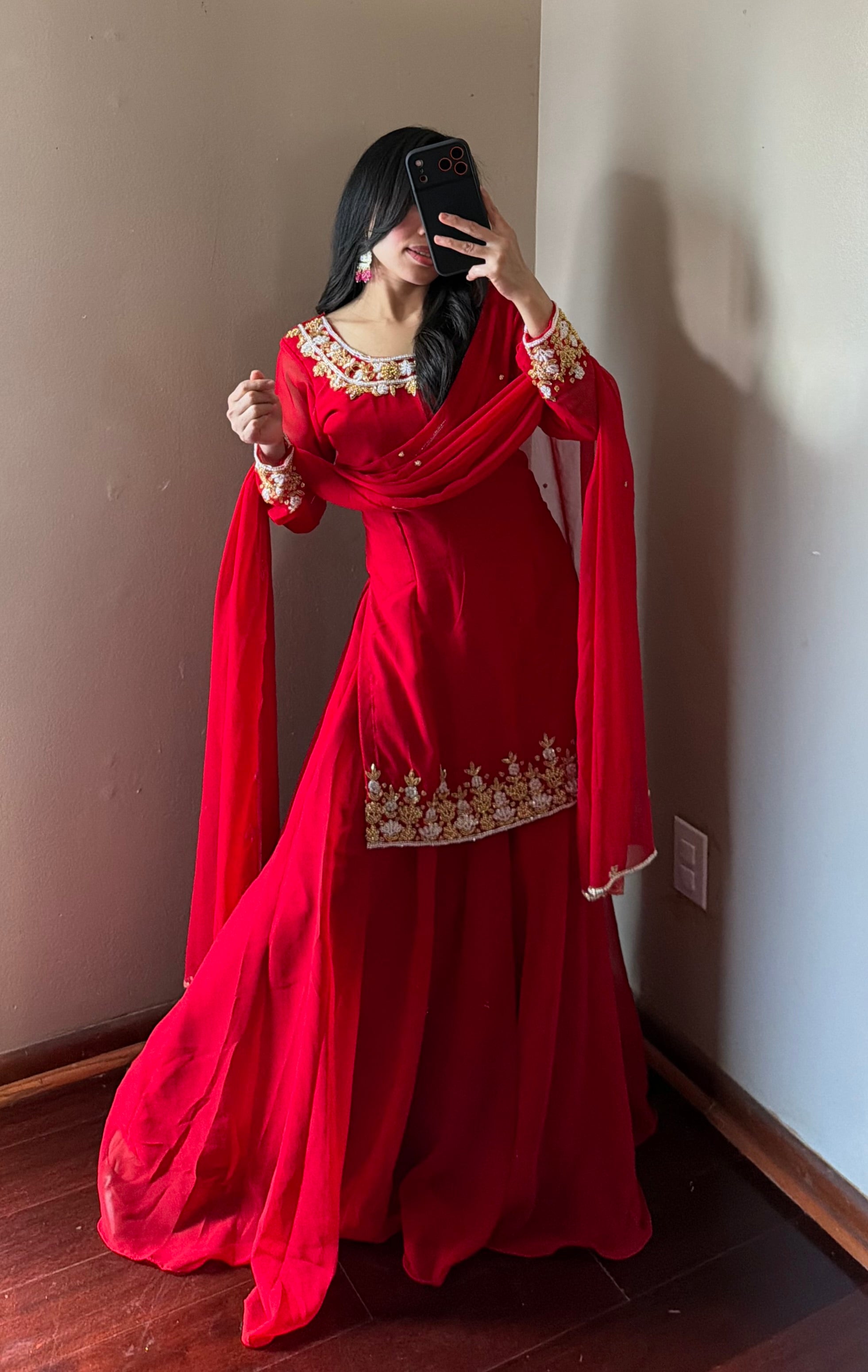 Handwork Sarara Kurta Set
