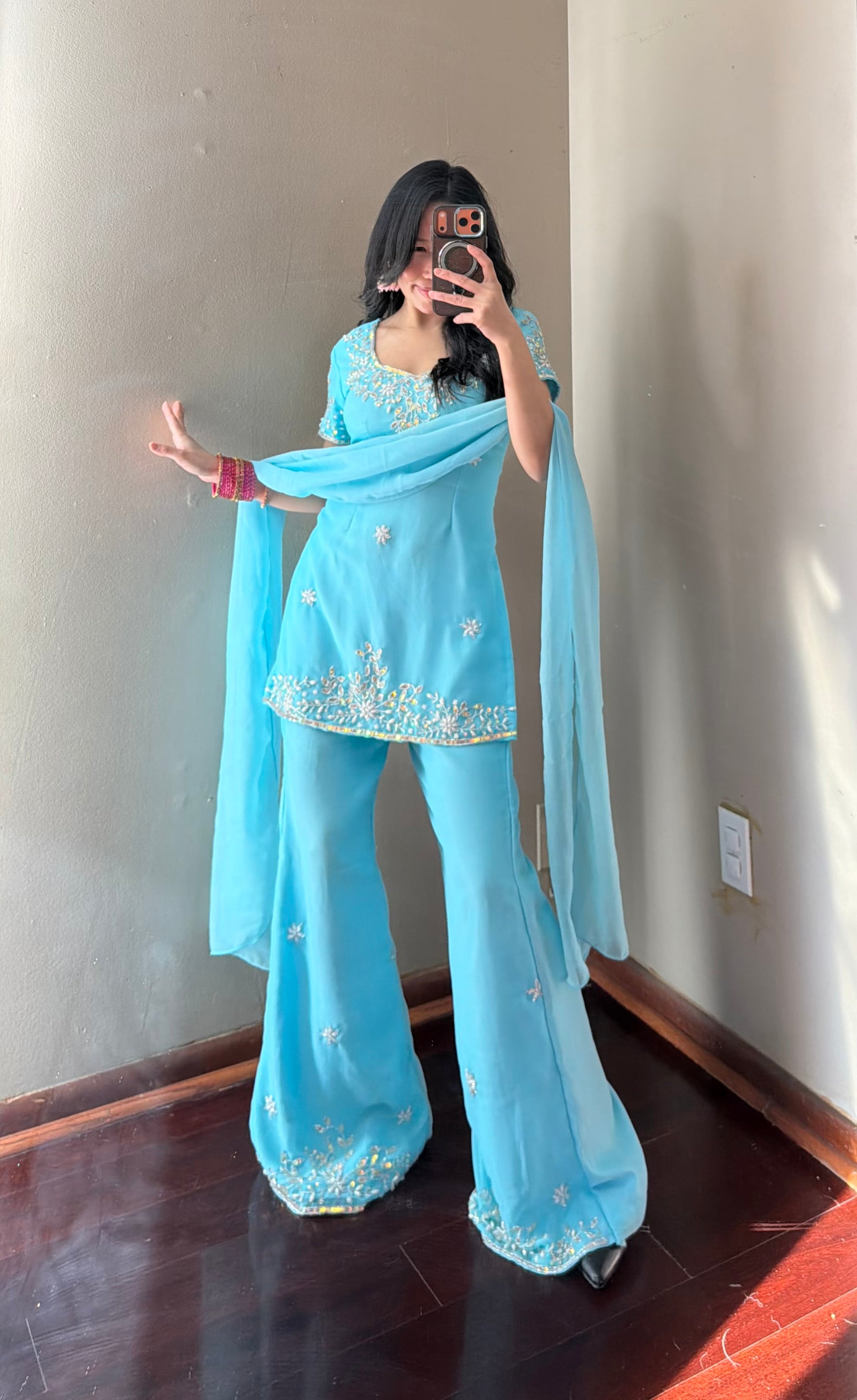 90s Handwork Kurta Suit