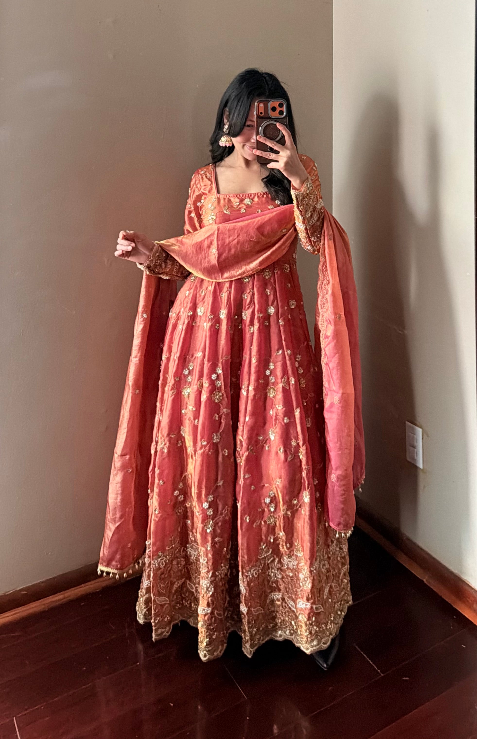 Heavy-work Anarkali Set