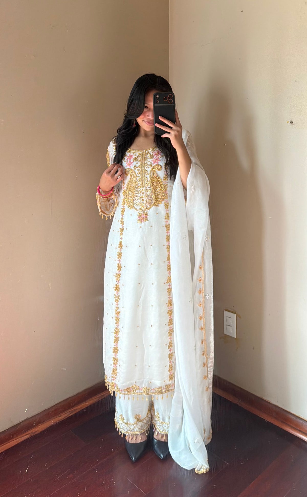 Fendy Silk Heavy Handwork Suit