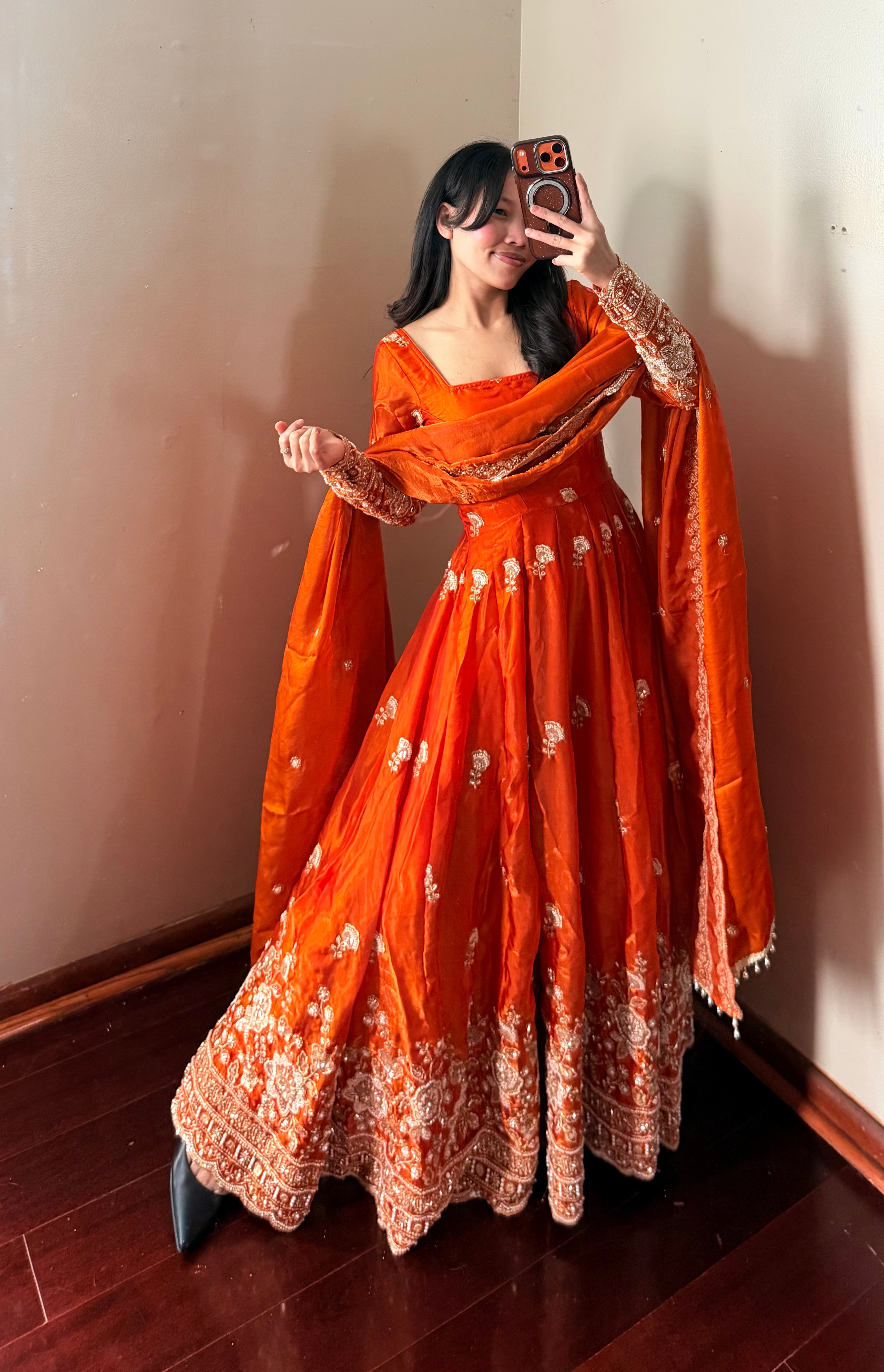 Heavy-work Anarkali Set