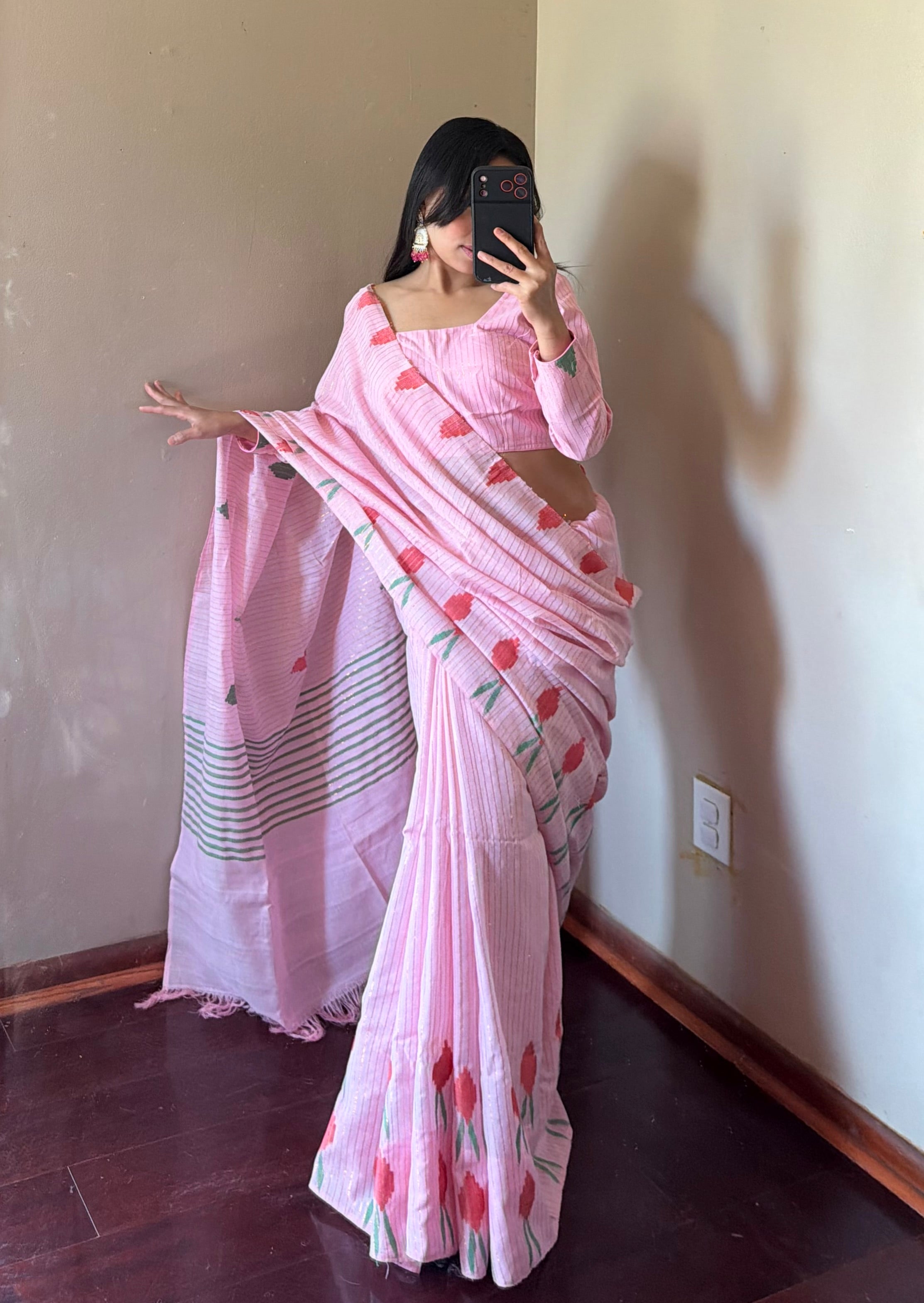 Pure Dhaka Saree set