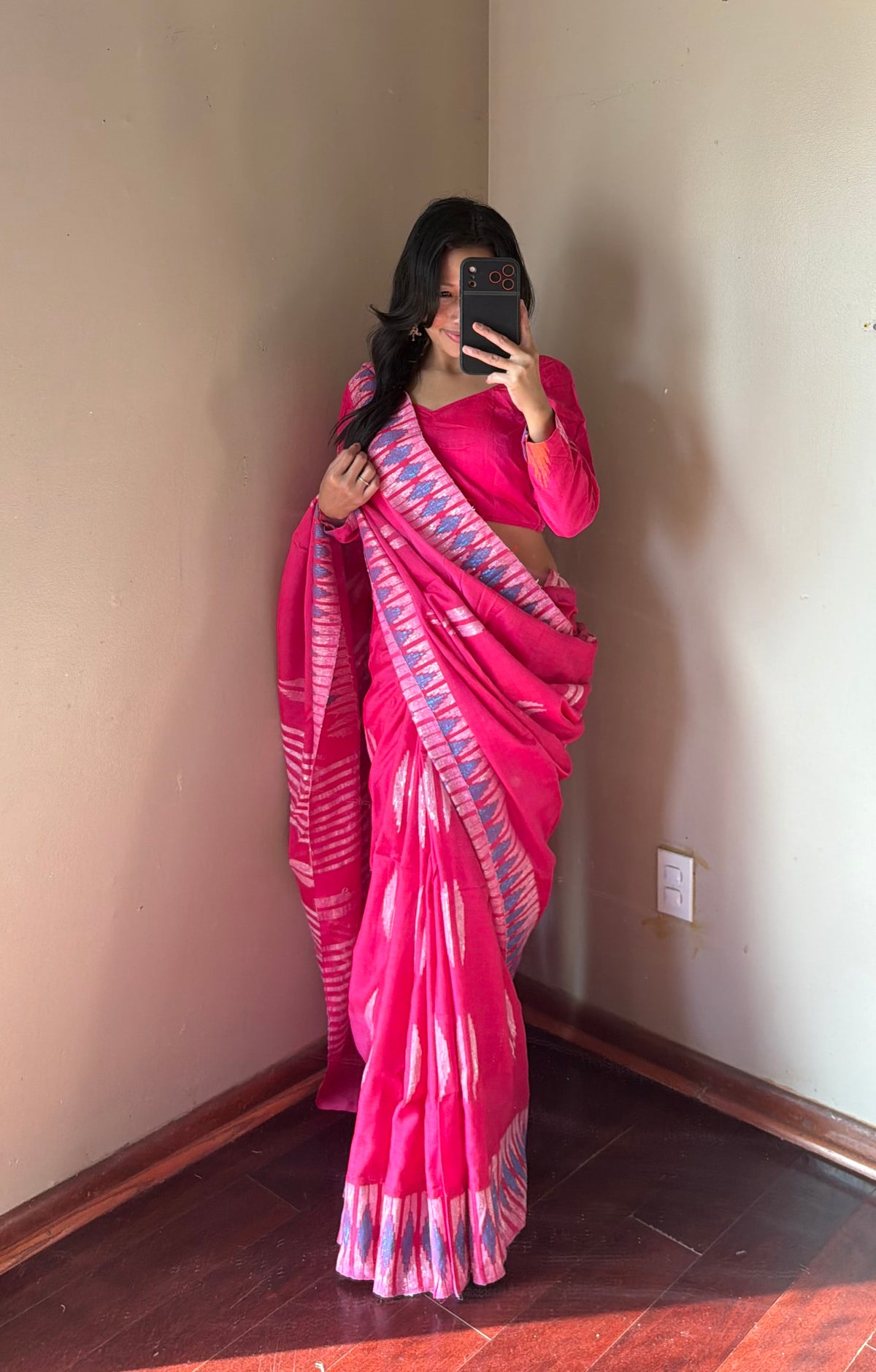 Pure Dhaka Saree Set