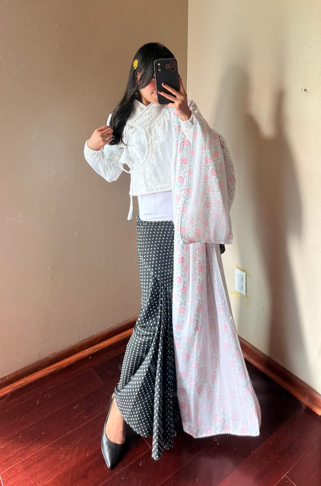 Traditional Fariya Saree set