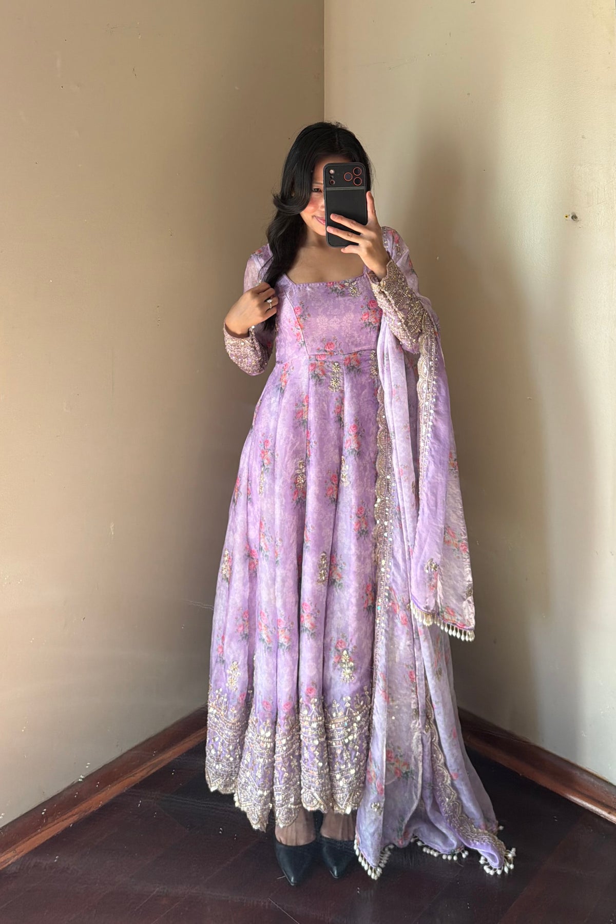 Heavy Embroidered Anarkali set