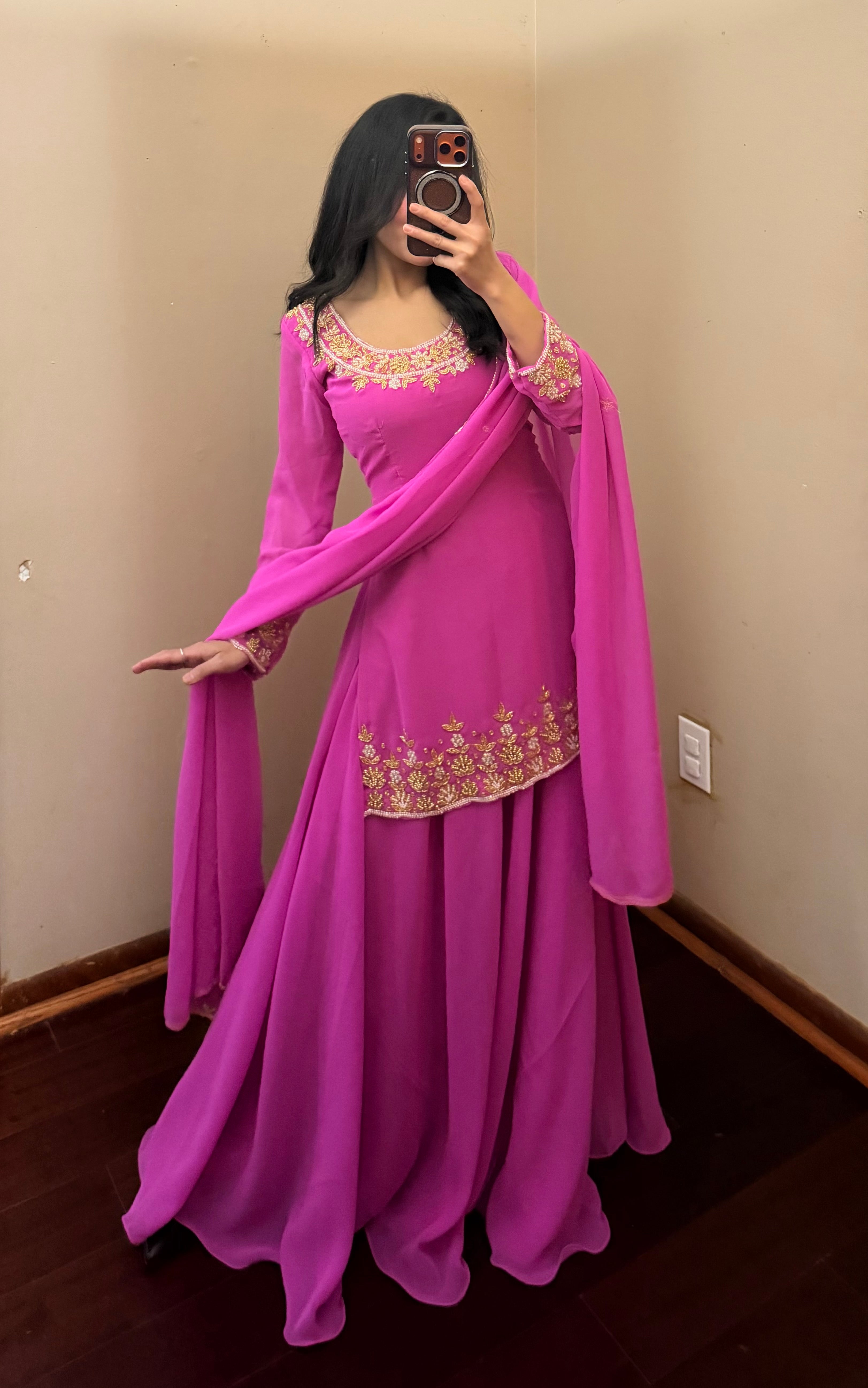 Heavy-Handeork Kurta set