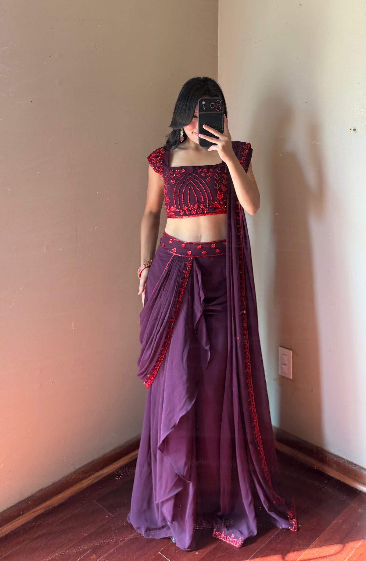 Handwork Saree set