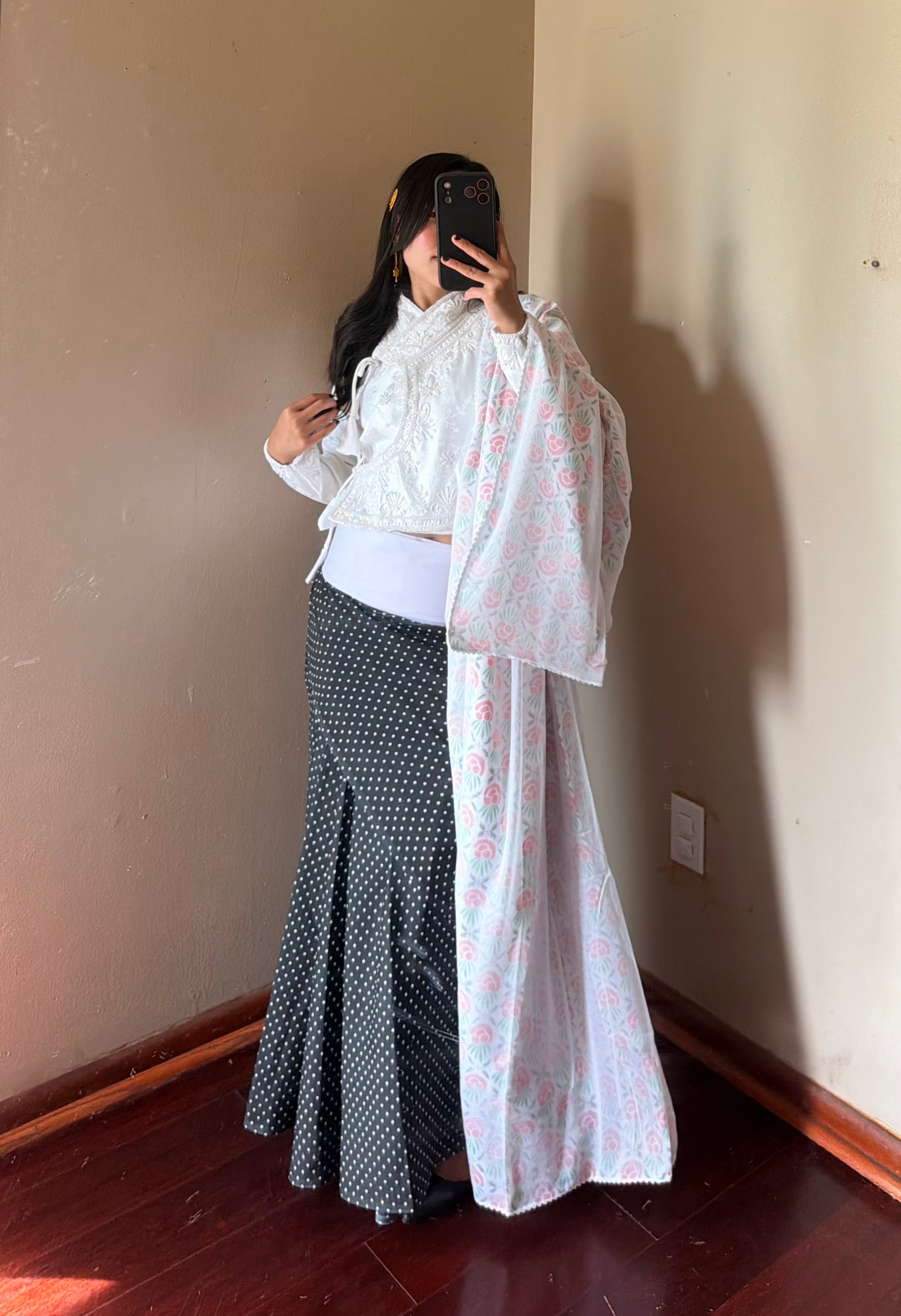 Traditional Fariya Saree set