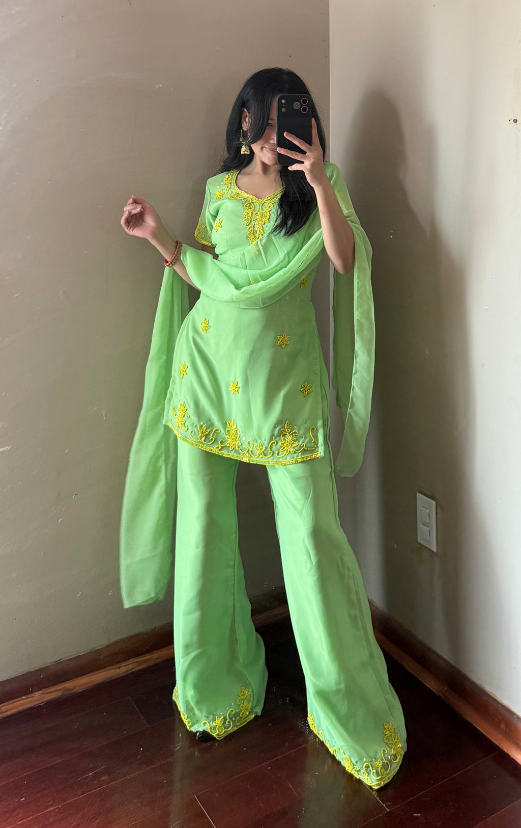 90s Handwork Kurta Set