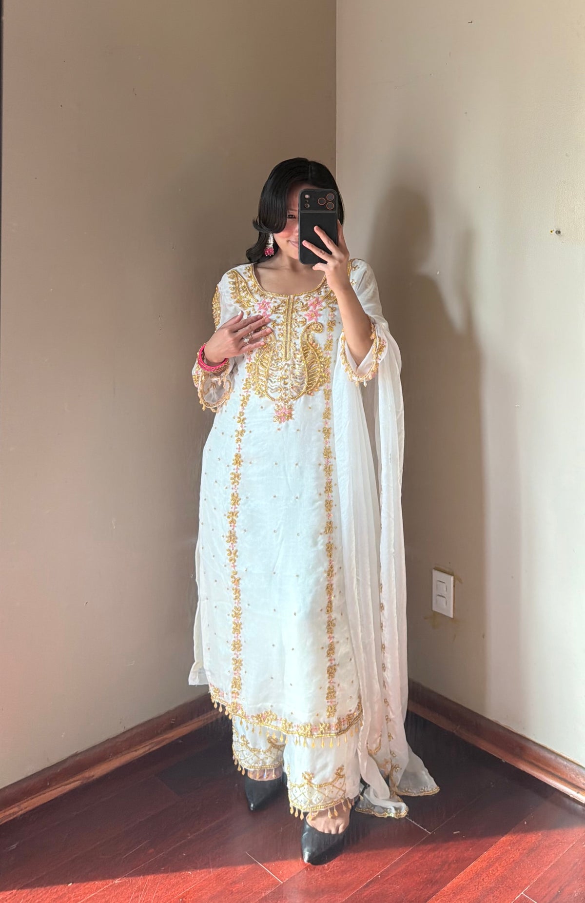 Fendy Silk Heavy Handwork Suit