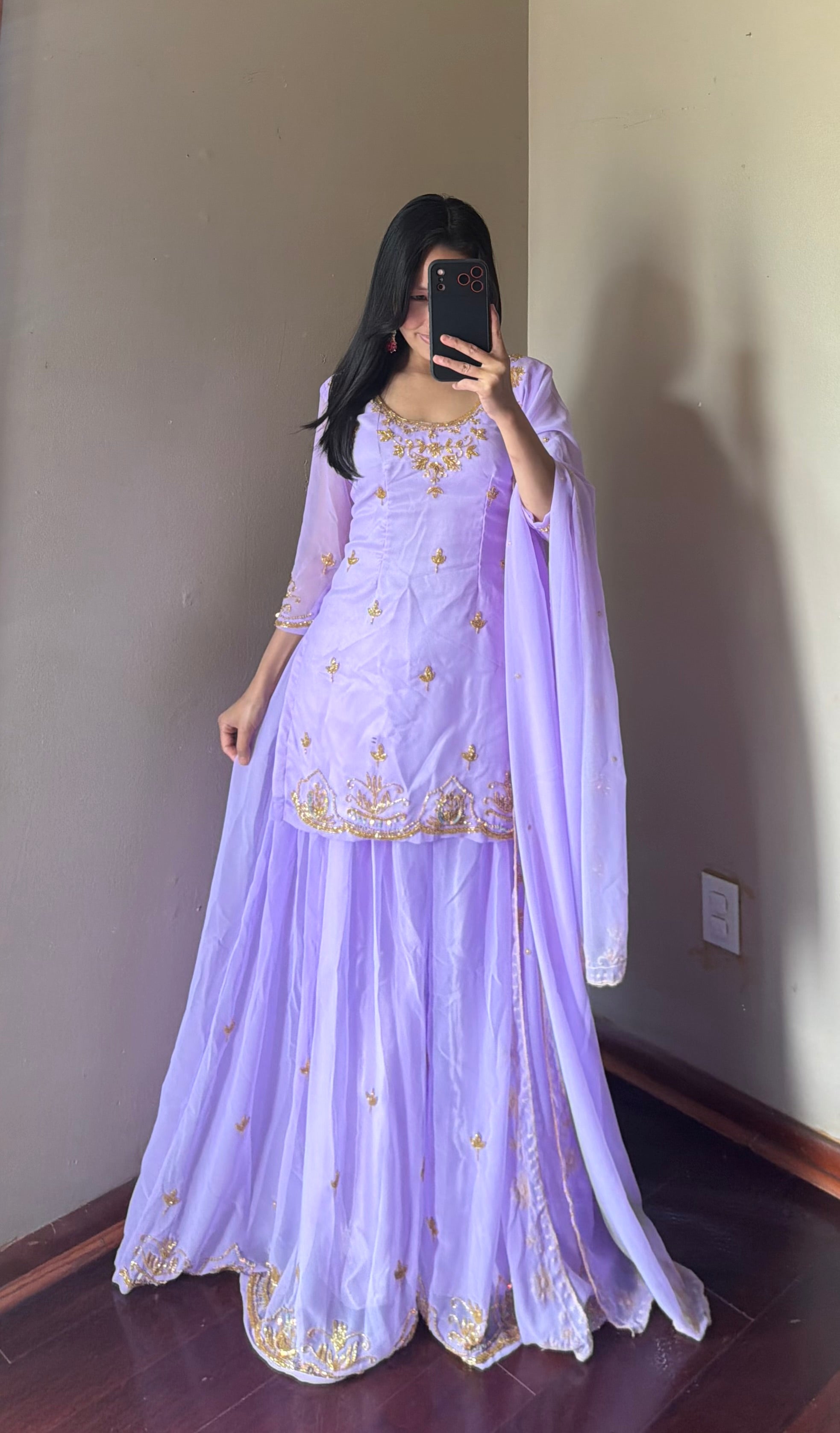 Heavy Handwork Kurta Suit