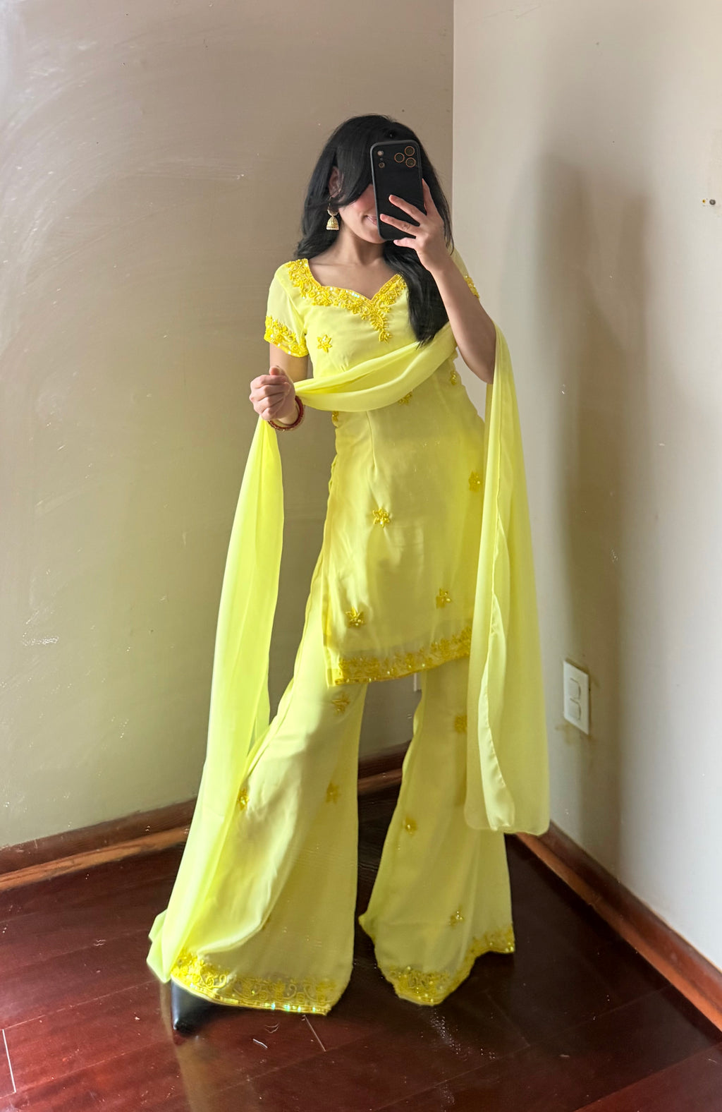 90s Handwork Kurta Set