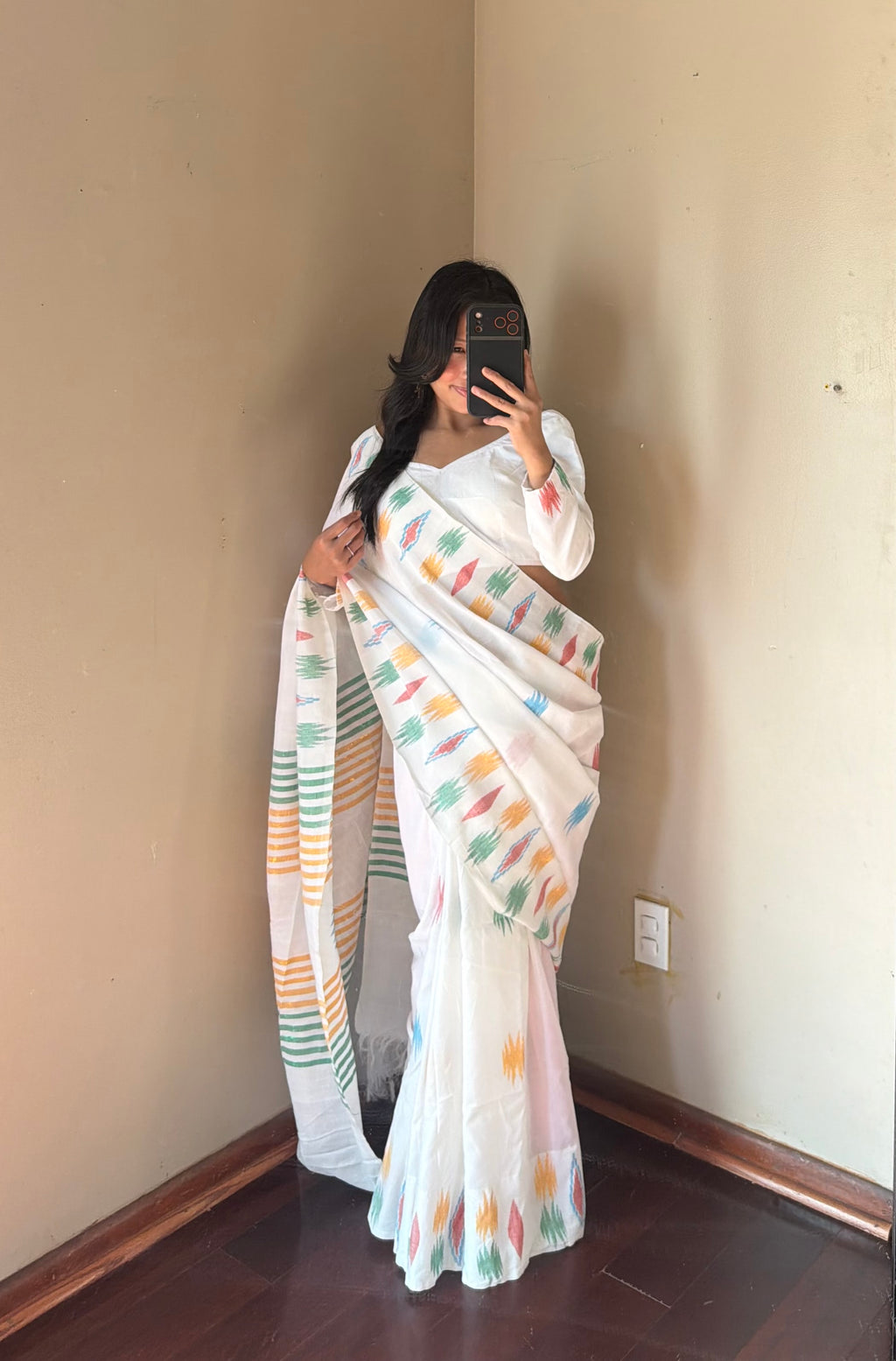 Pure Dhaka Saree Set