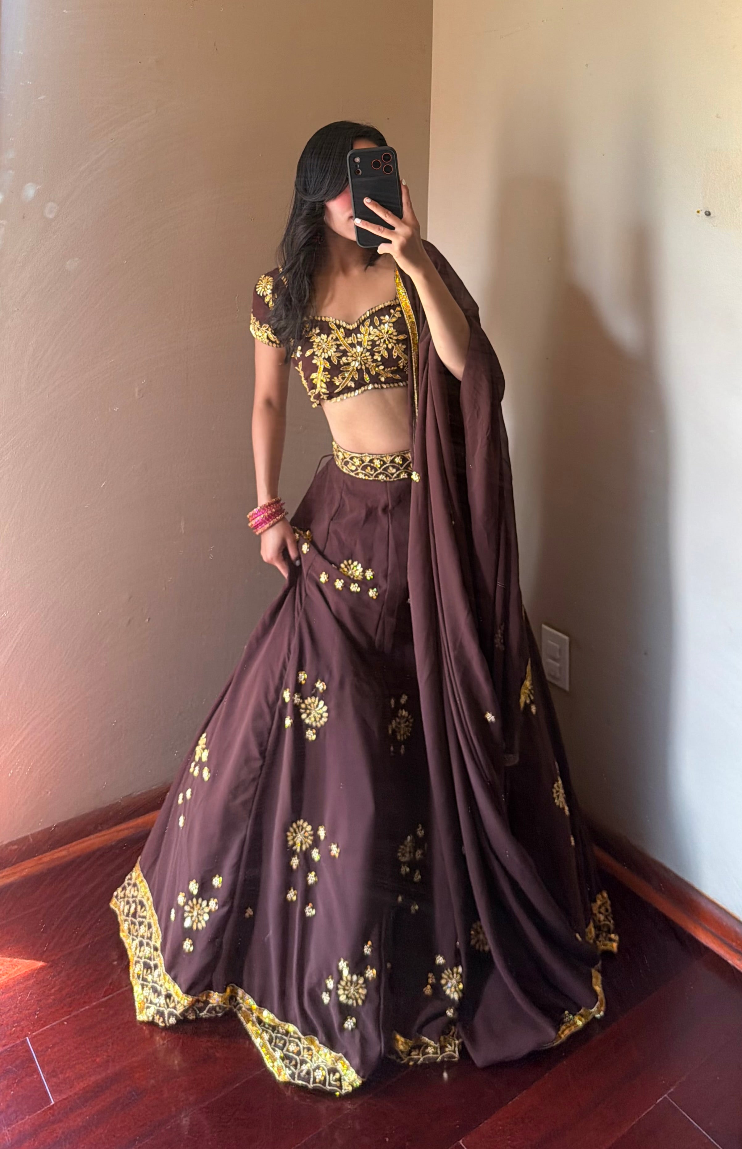 Heavy Handwokr Lehenga Set