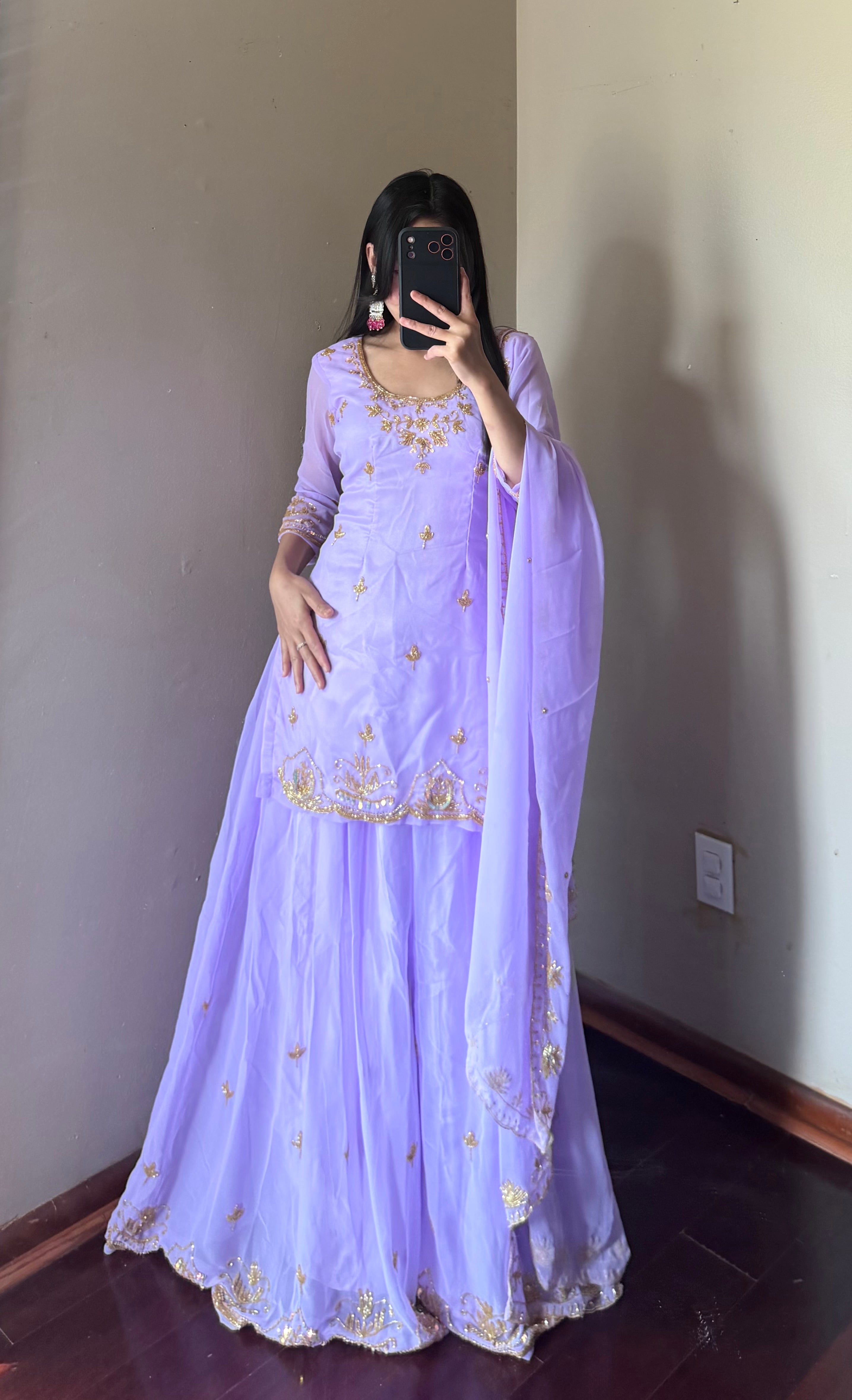 Heavy Handwork Kurta Suit