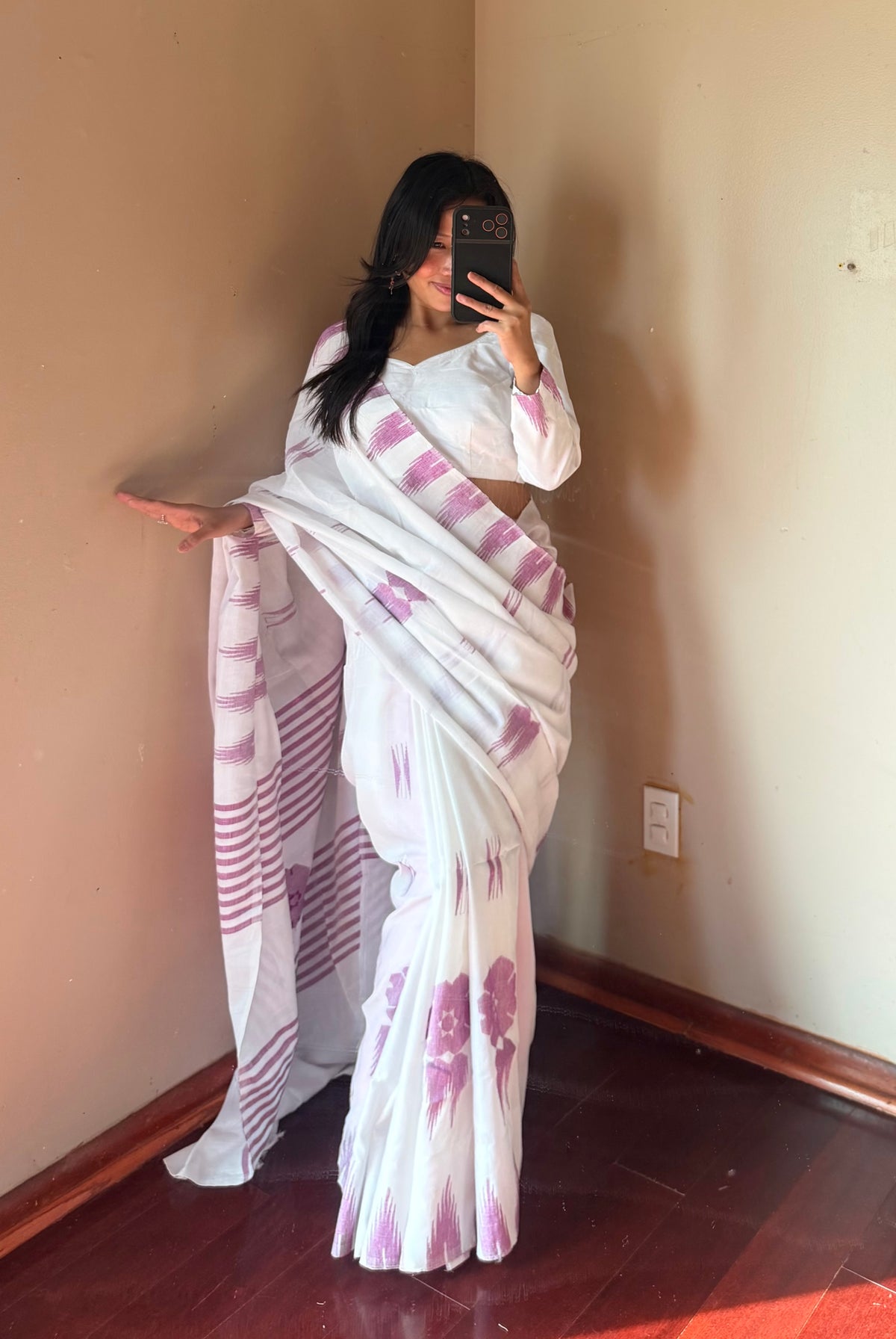 Pure Dhaka Saree Set