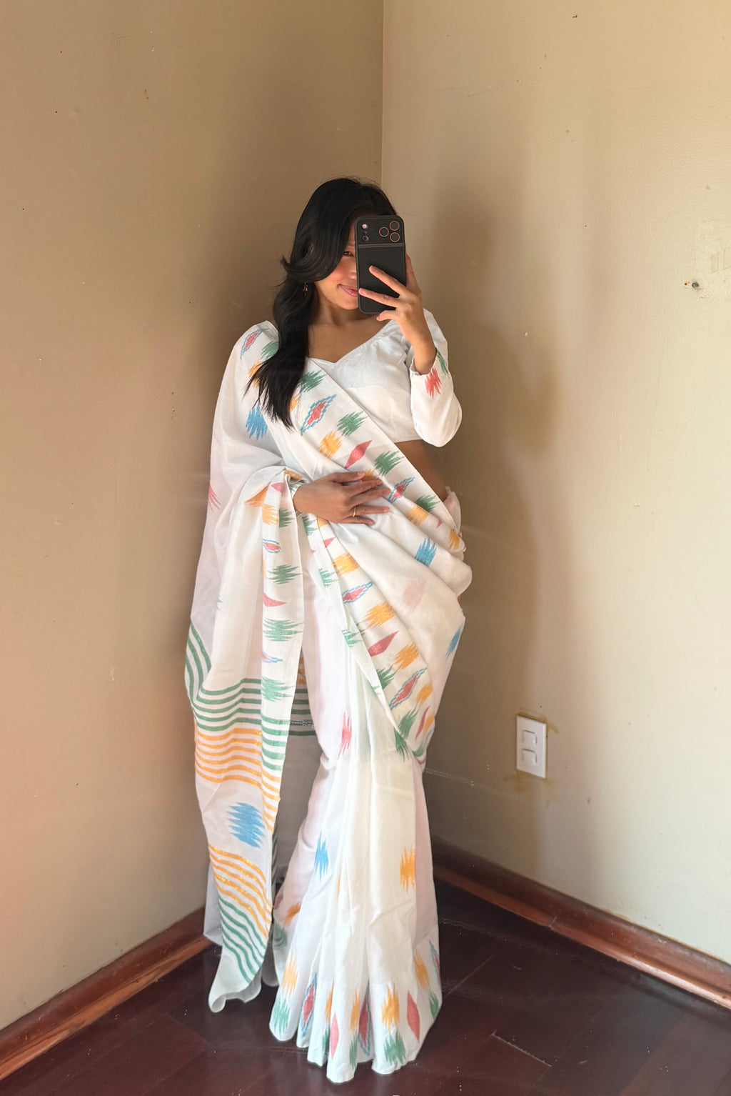 Pure Dhaka Saree Set