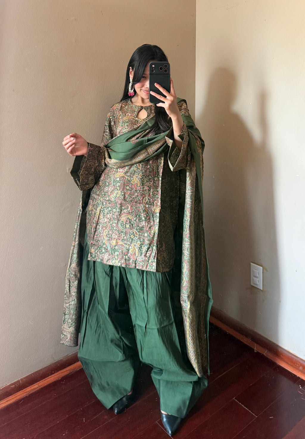 MUSLIN FARSHI SALWAR SET
