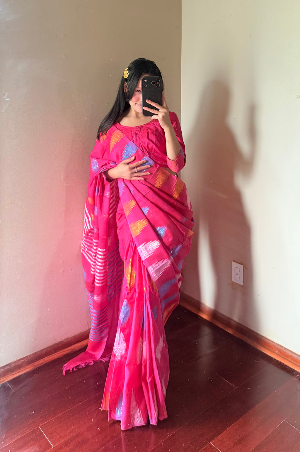 Pure Dhaka Saree Set
