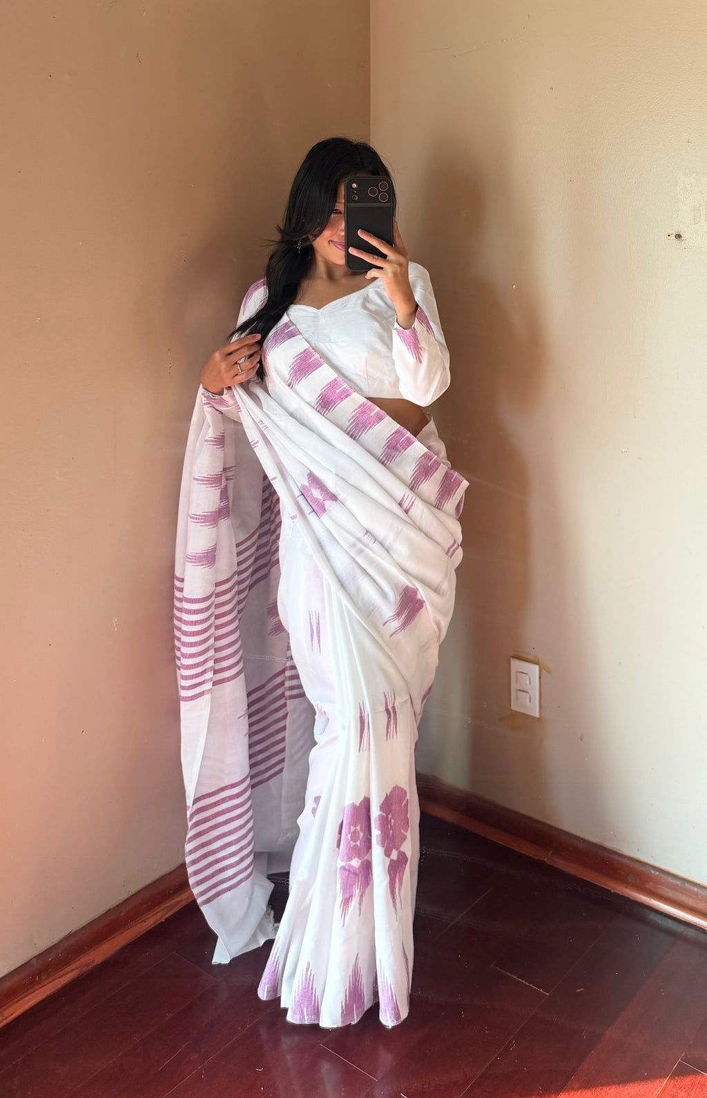 Pure Dhaka Saree Set