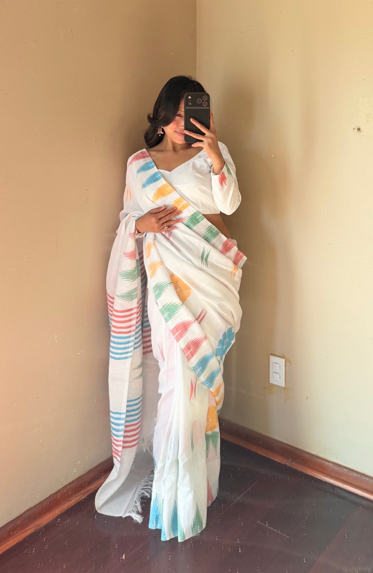 Pure Dhaka Saree Set