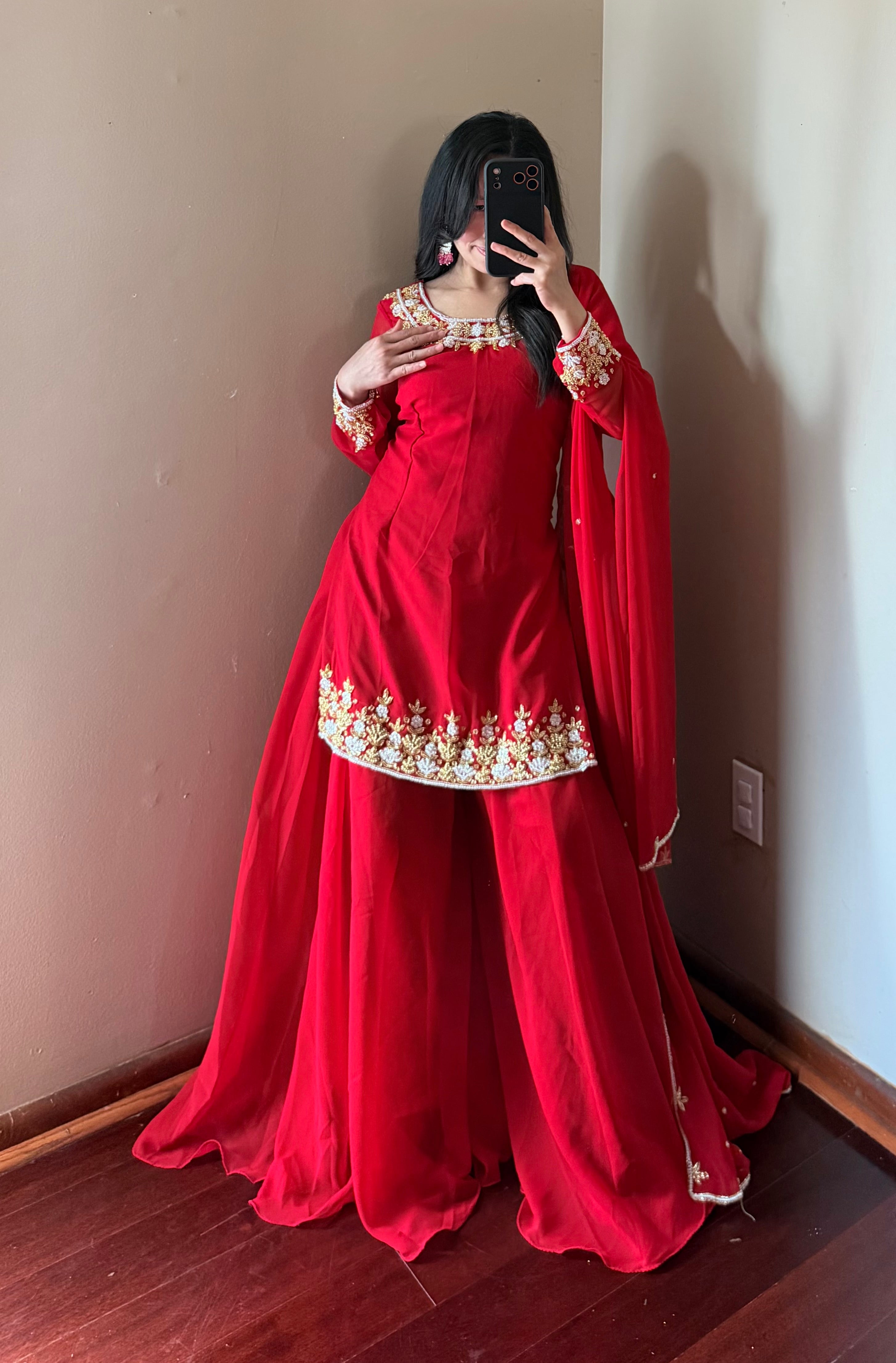 Handwork Sarara Kurta Set