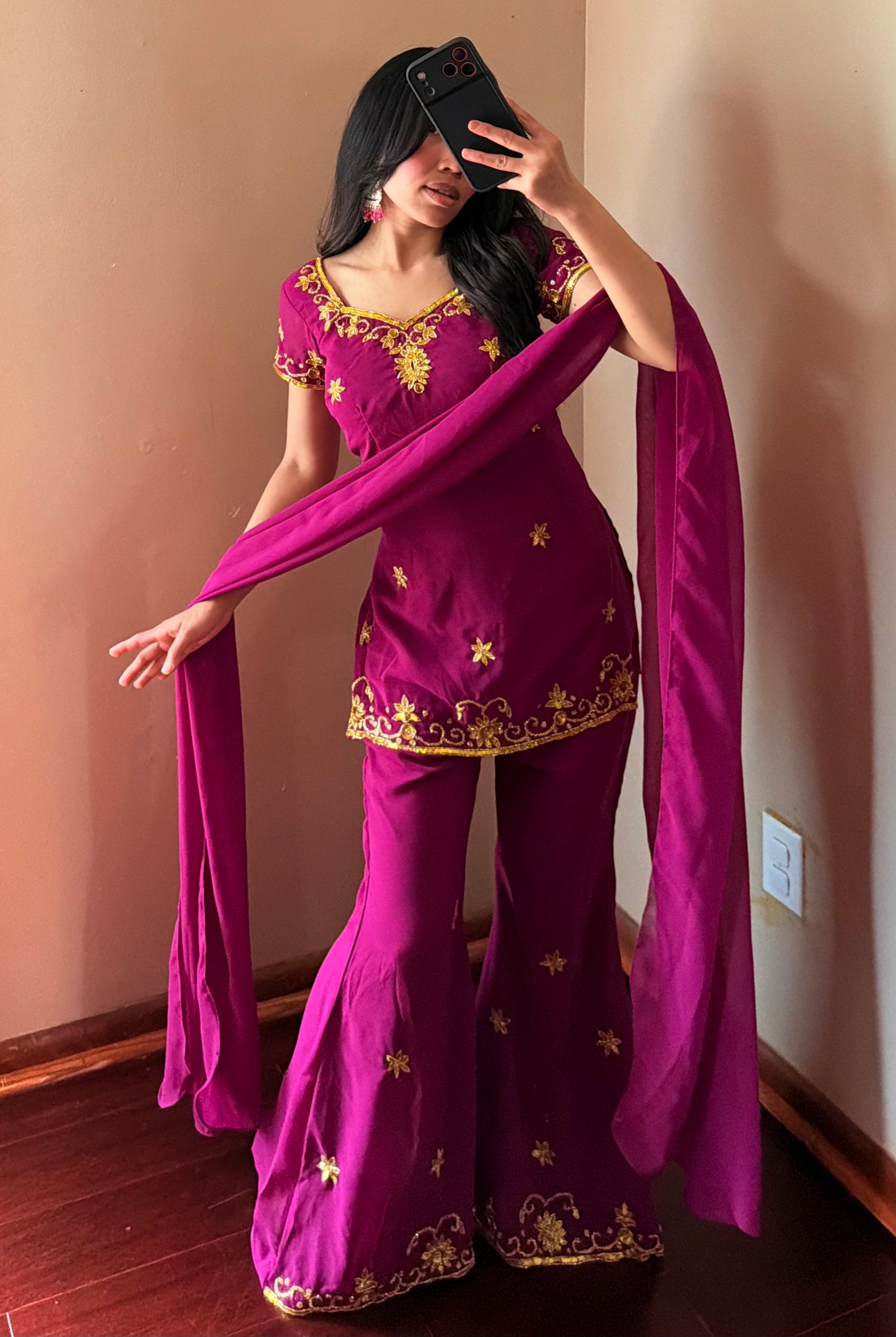 90s Handwork Kurta Set