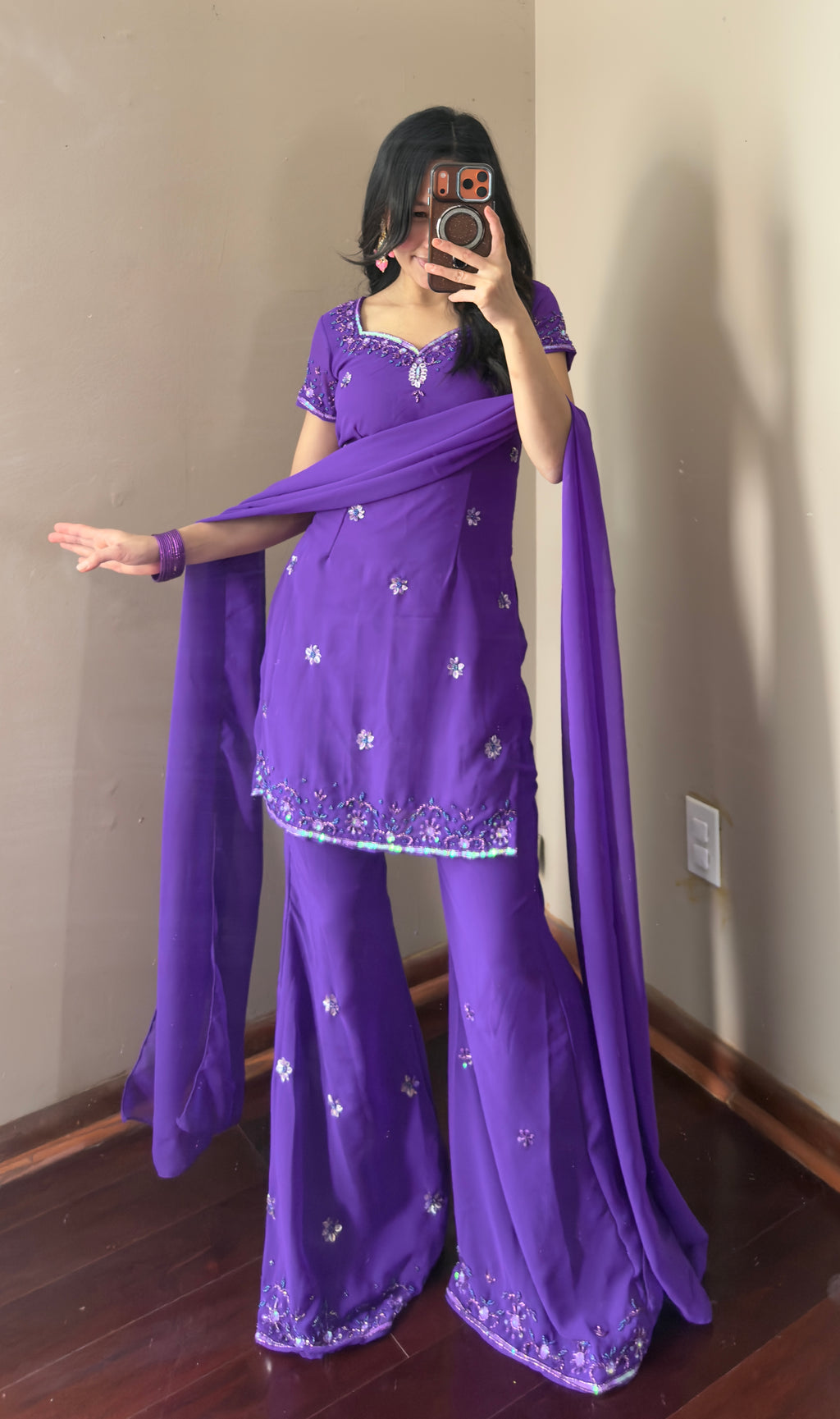 90s Handwork Kurta Set