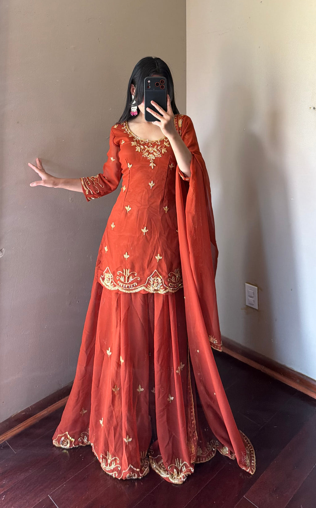 Heavy Handwork Kurta suit