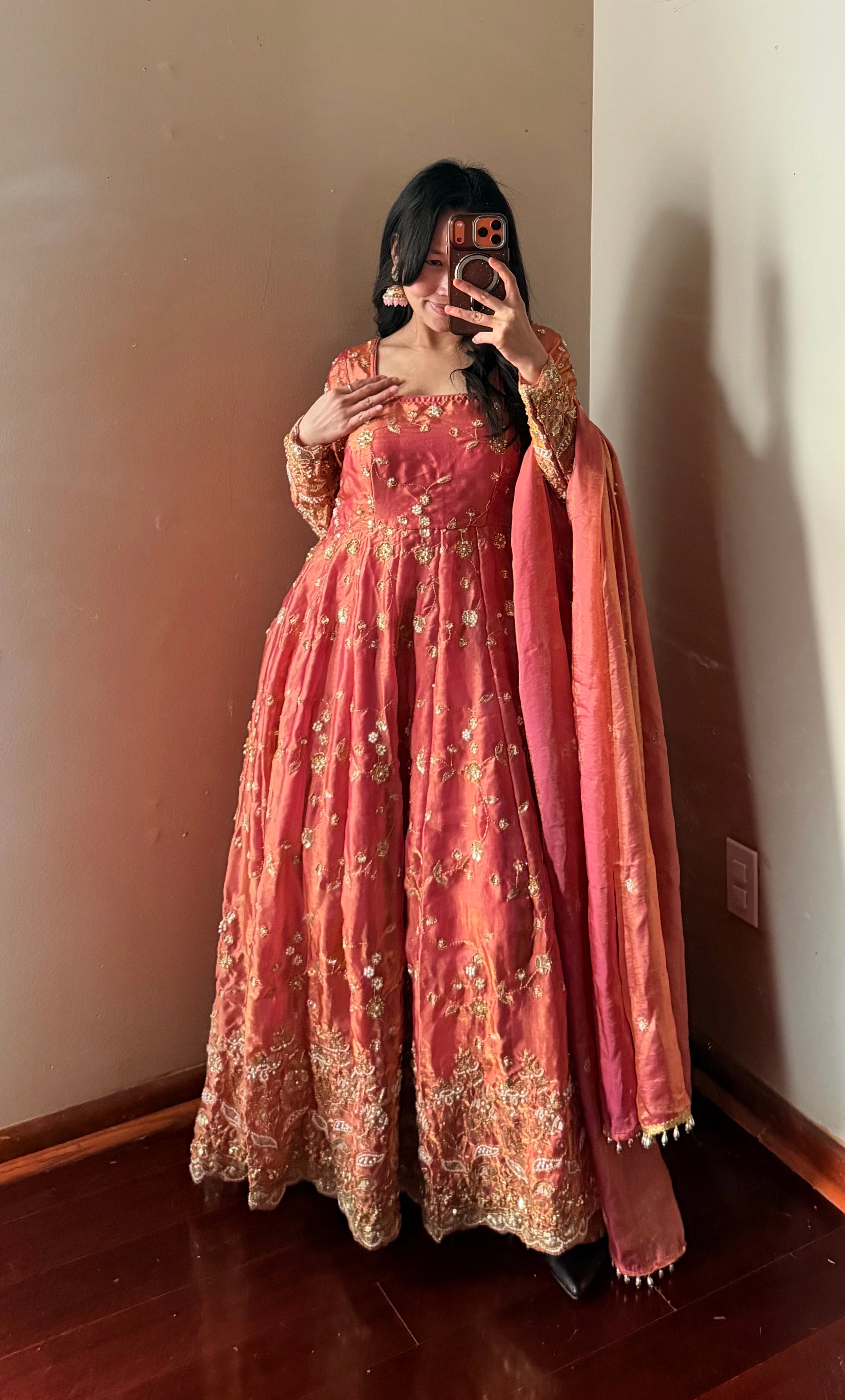 Heavy-work Anarkali Set