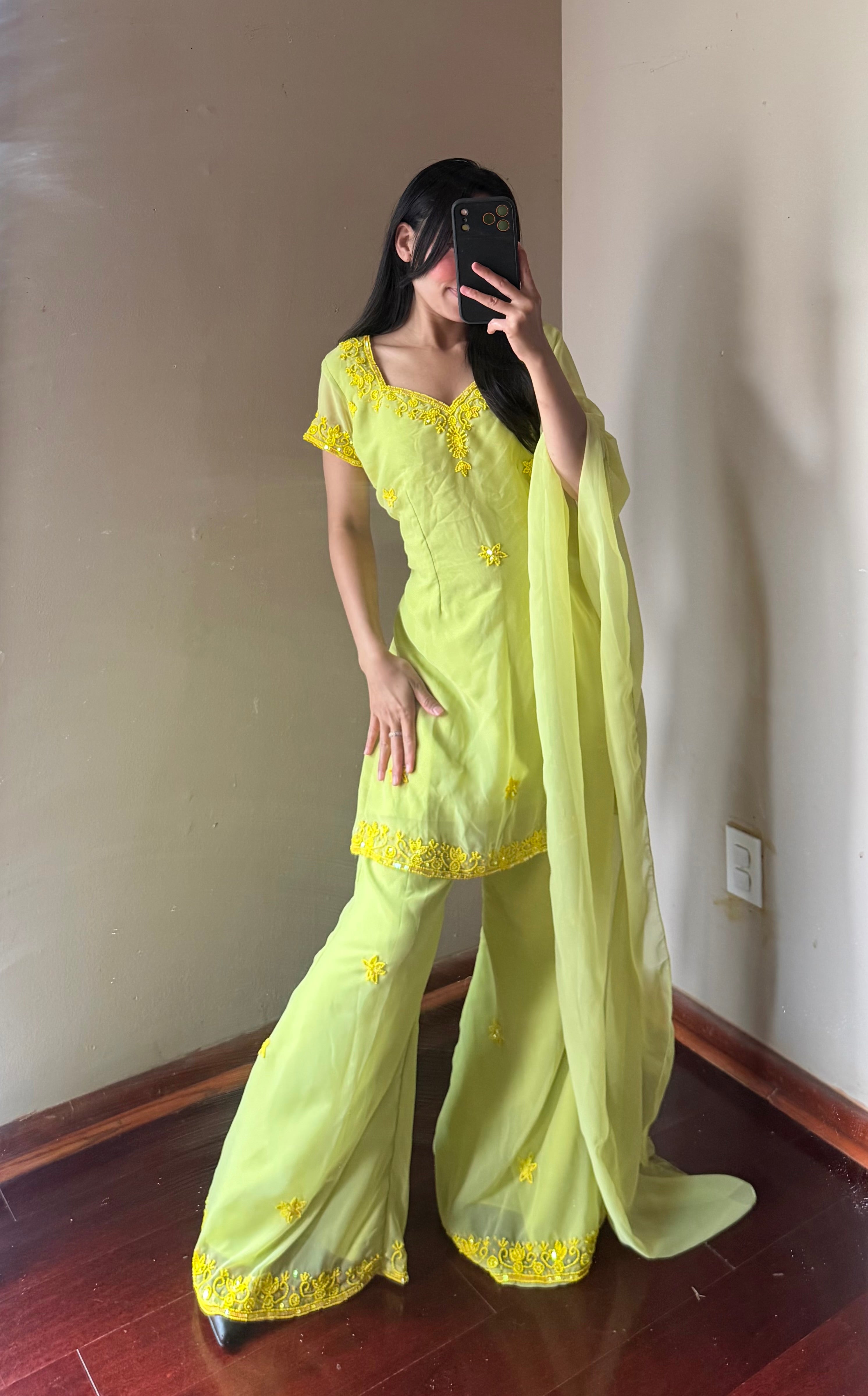 90s Handwork Kurta Set